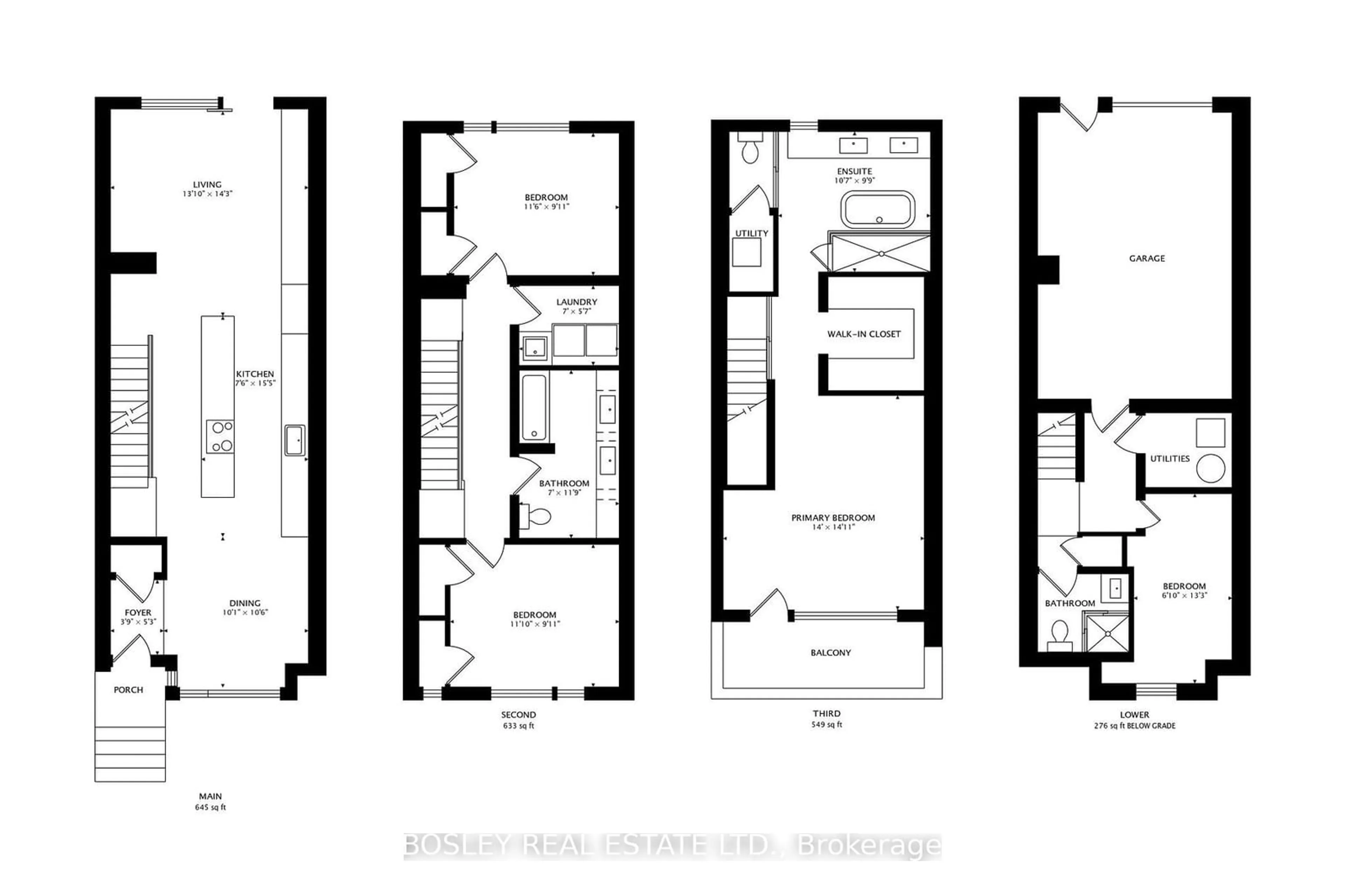 Floor plan for 250 Manning Ave, Toronto Ontario M6J 2K7