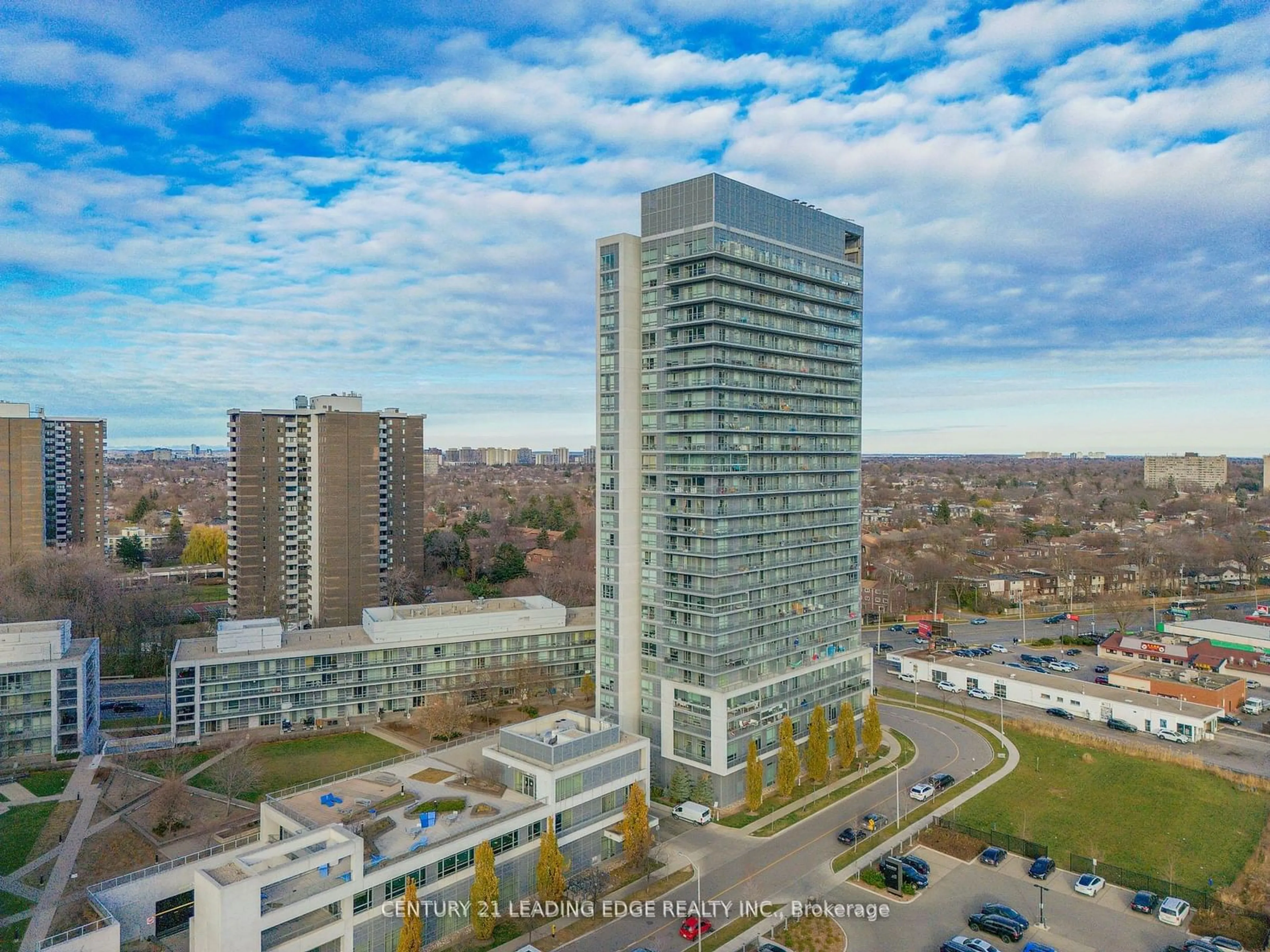 A pic from outside/outdoor area/front of a property/back of a property/a pic from drone, city buildings view from balcony for 30 Herons Hill Way #1102, Toronto Ontario M2J 0A7