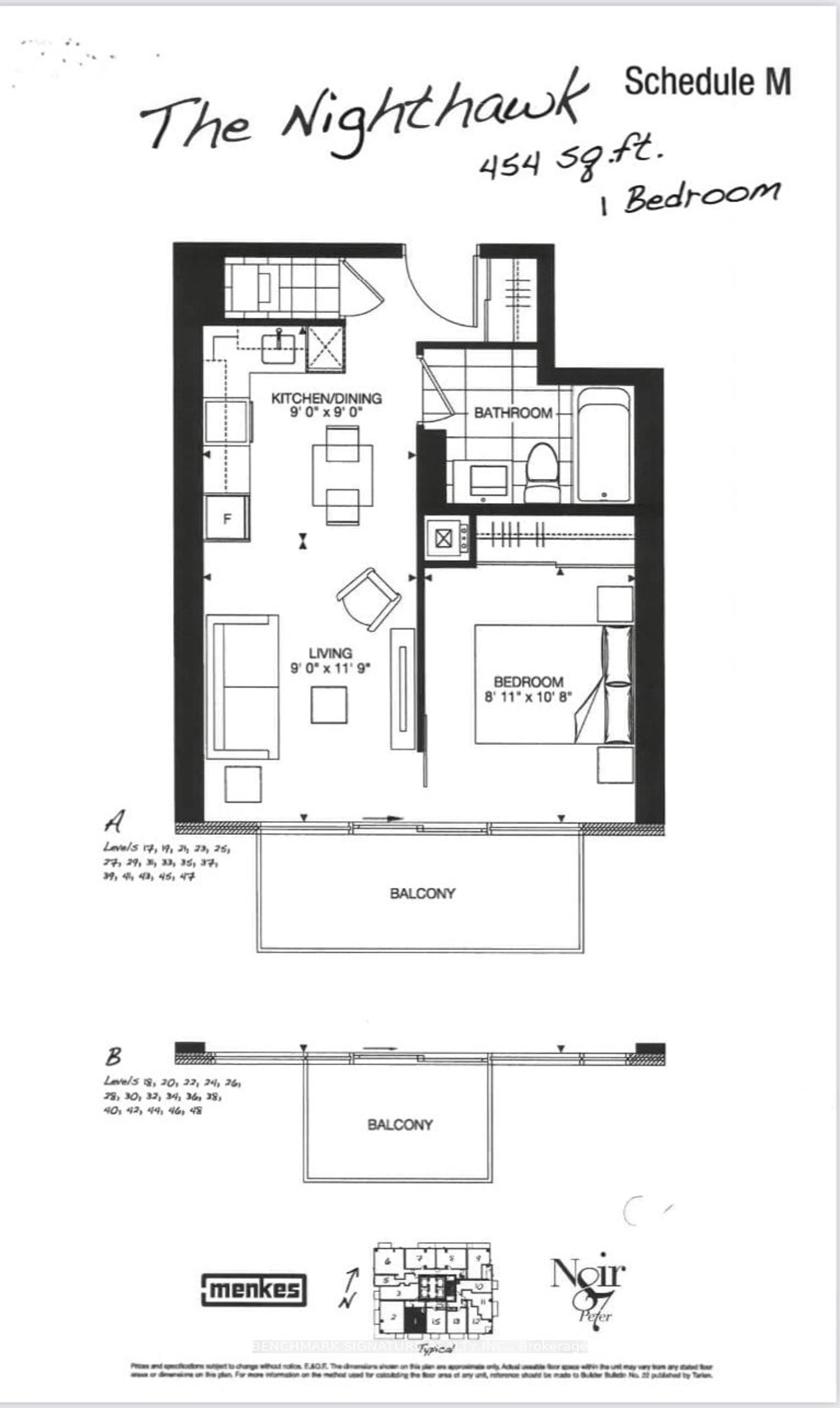 Floor plan for 87 Peter St #3701, Toronto Ontario M5V 2G4