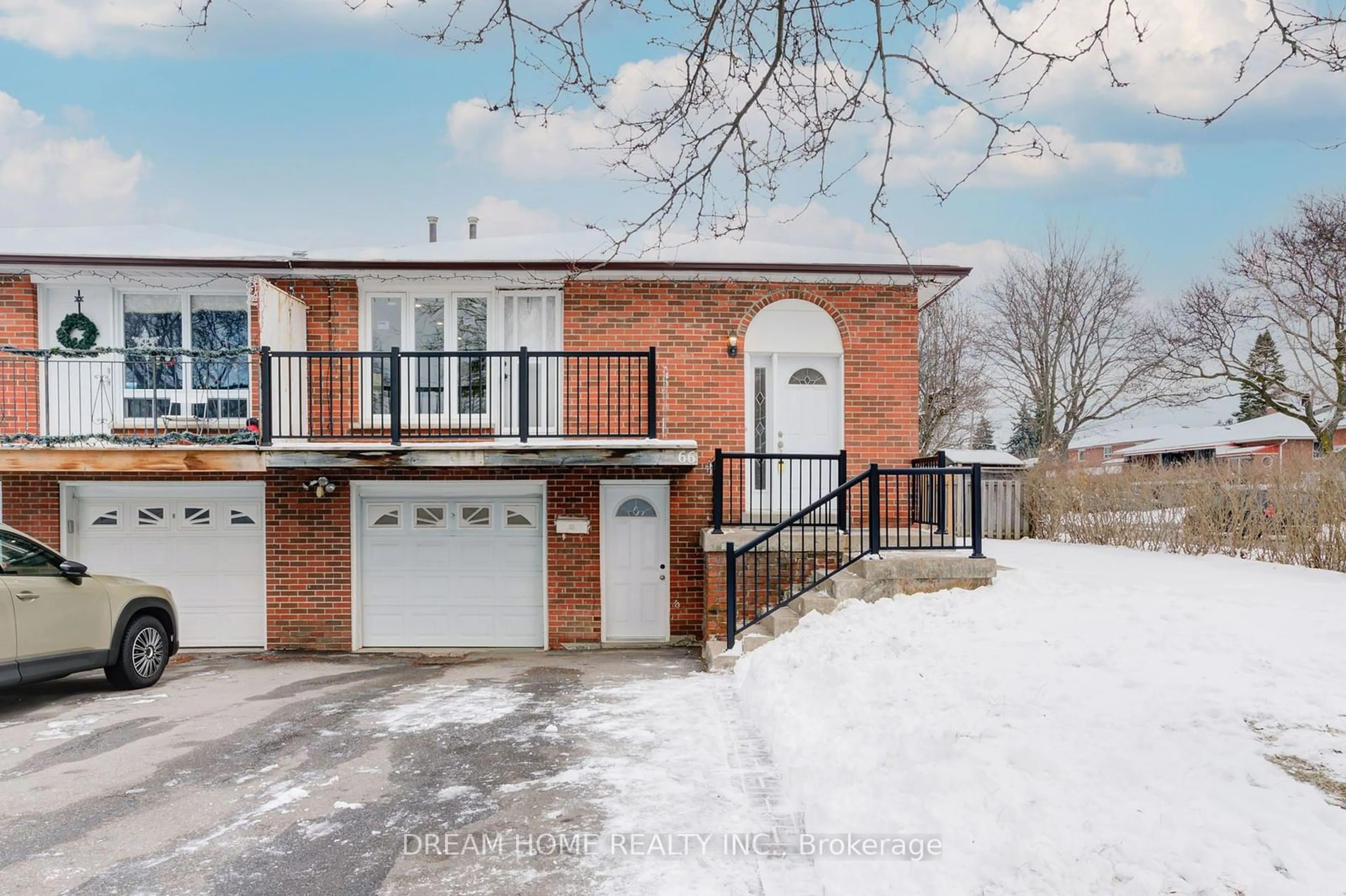 Home with brick exterior material, street for 66 Pindar Cres, Toronto Ontario M2J 3L4