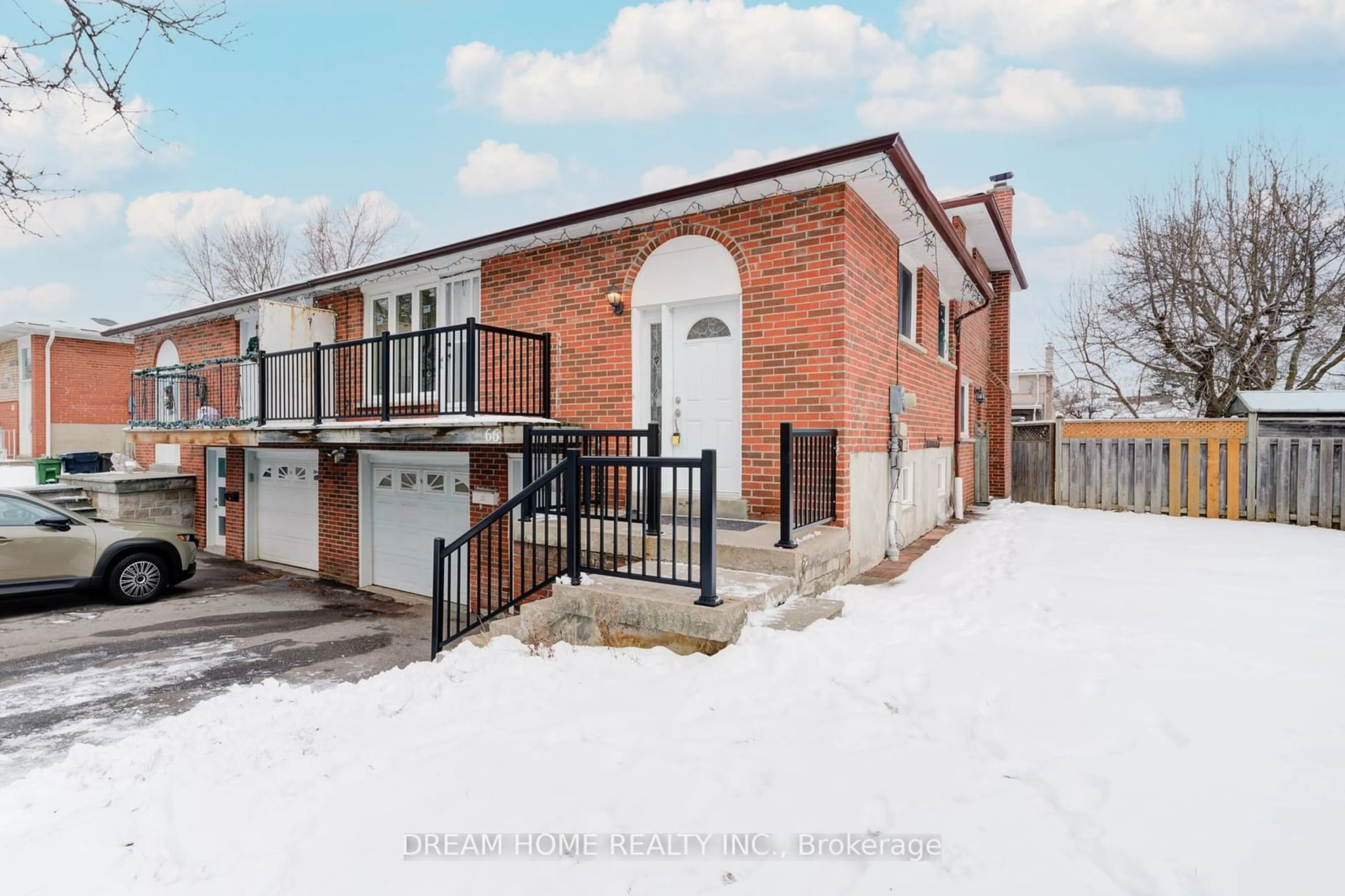 Home with brick exterior material, street for 66 Pindar Cres, Toronto Ontario M2J 3L4