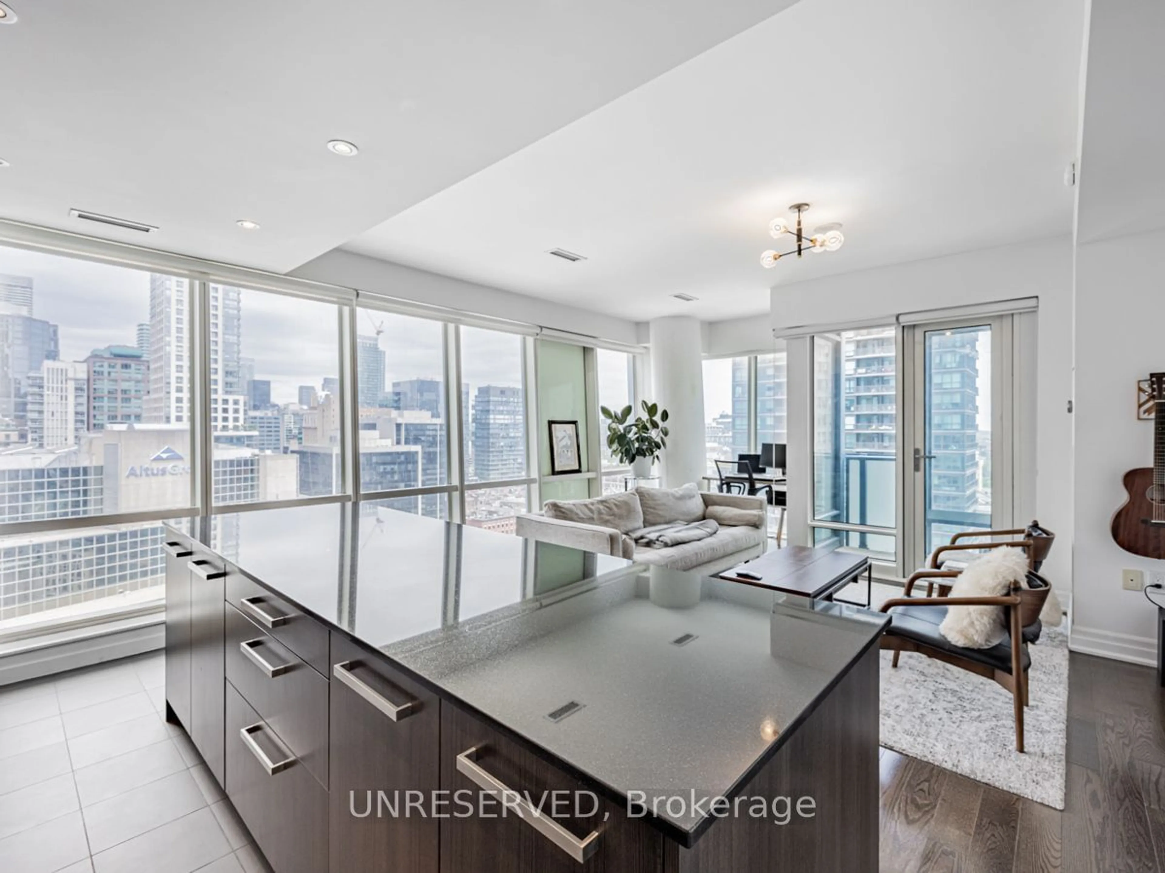 Open concept kitchen, unknown for 8 The esplanade #1908, Toronto Ontario M5E 0A6