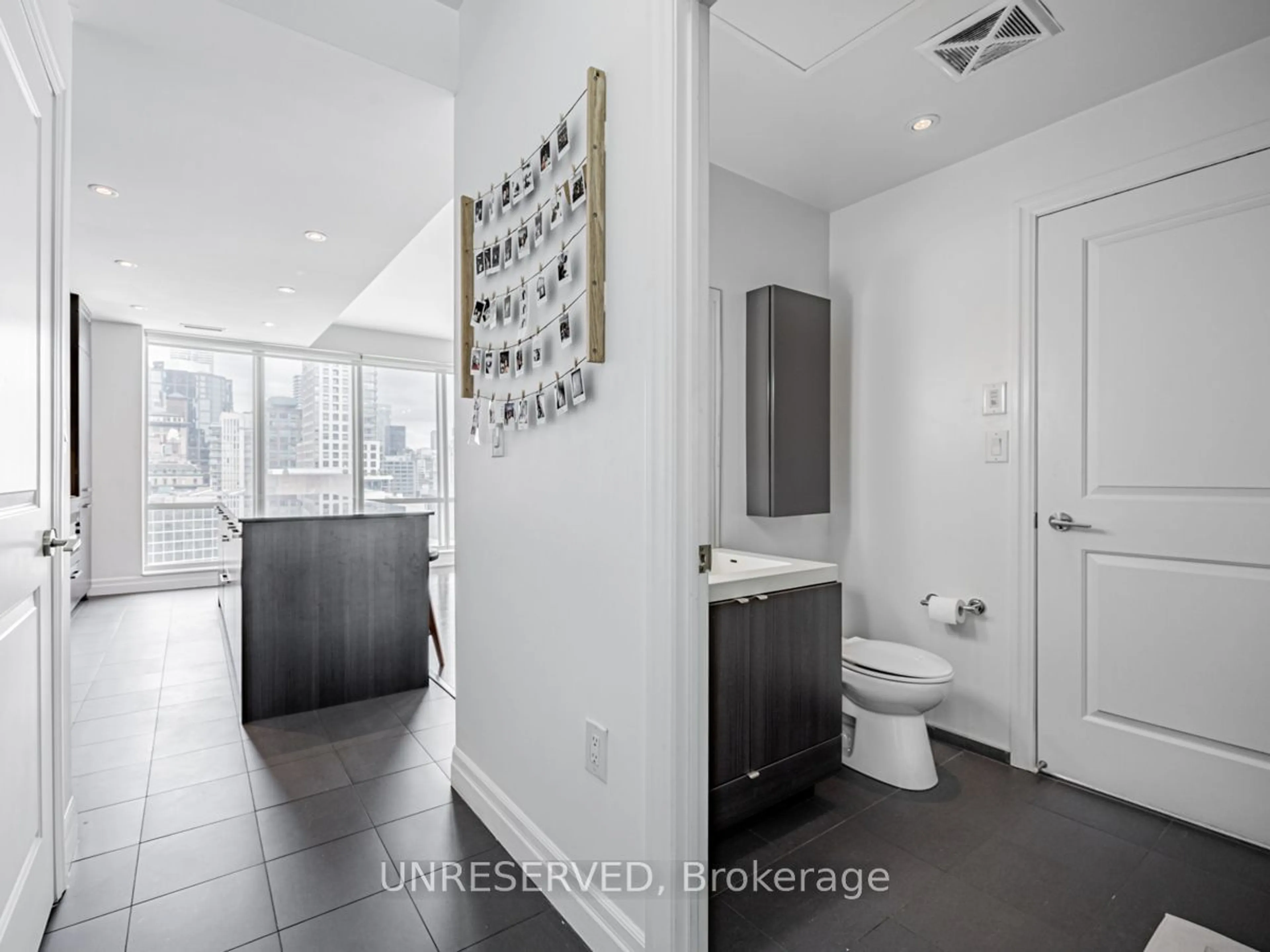 Standard bathroom, ceramic/tile floor for 8 The esplanade #1908, Toronto Ontario M5E 0A6