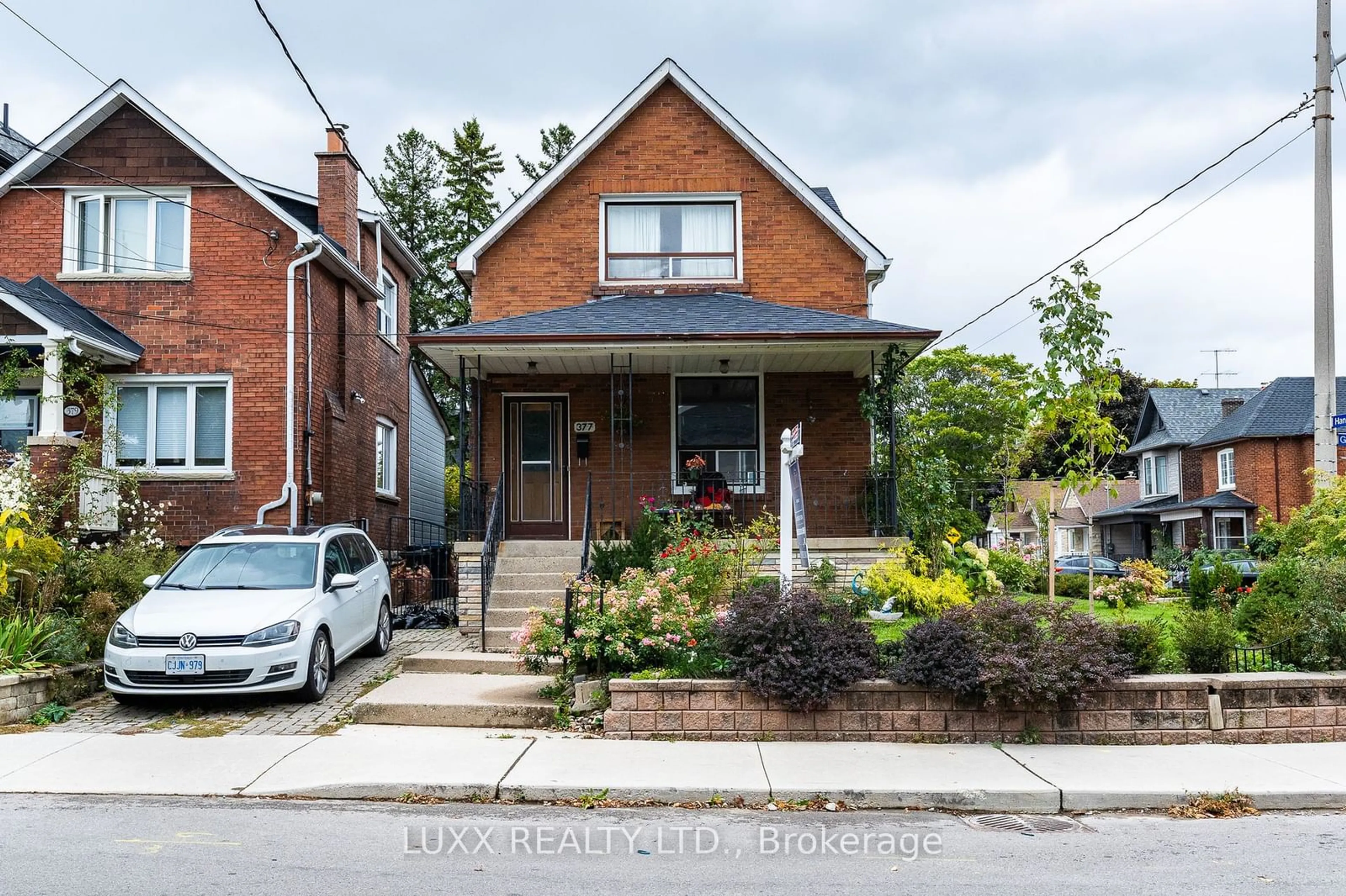 Home with brick exterior material, street for 377 Glenholme Ave, Toronto Ontario M6E 3E6