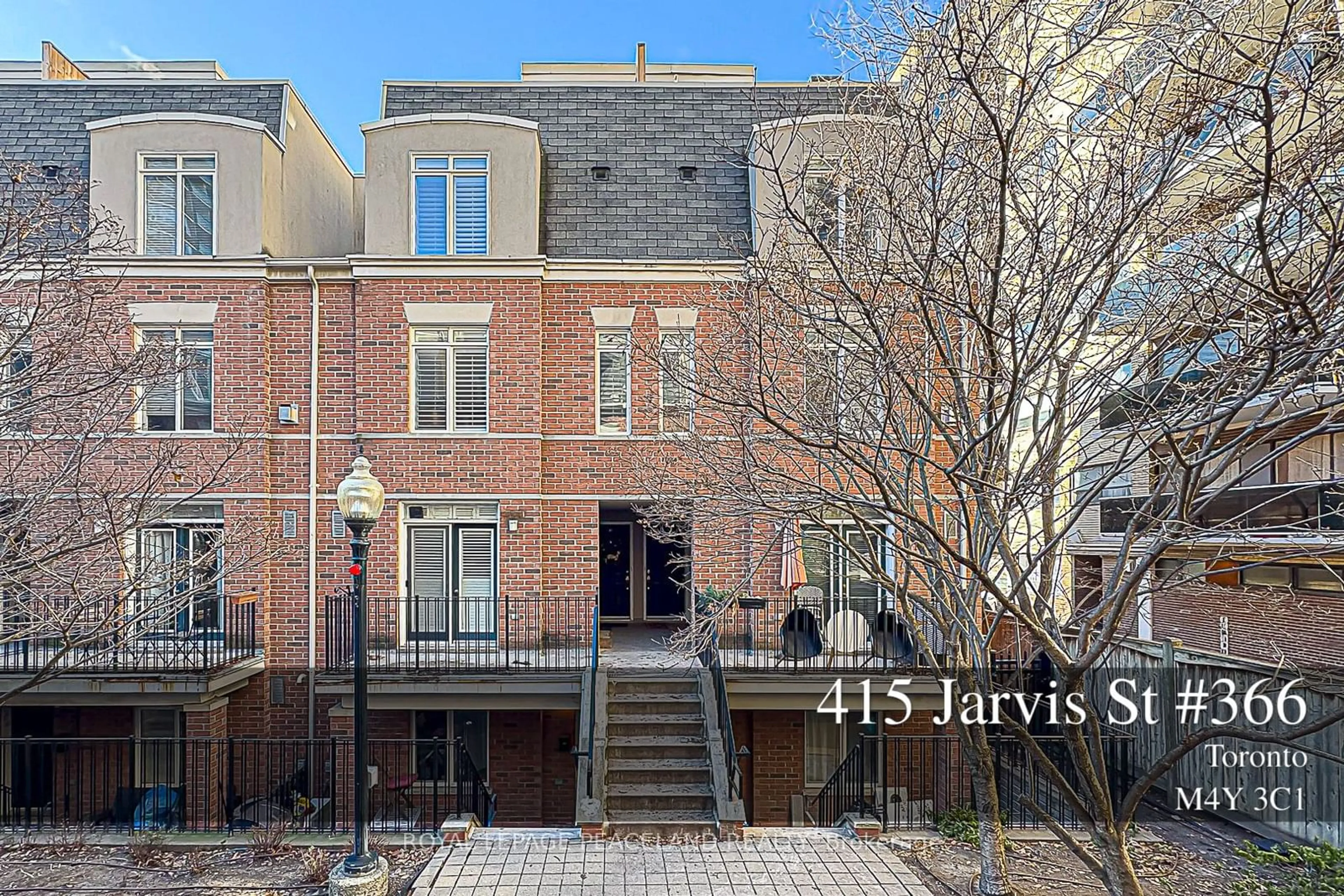 Home with brick exterior material, street for 415 Jarvis St #366, Toronto Ontario M4Y 3C1