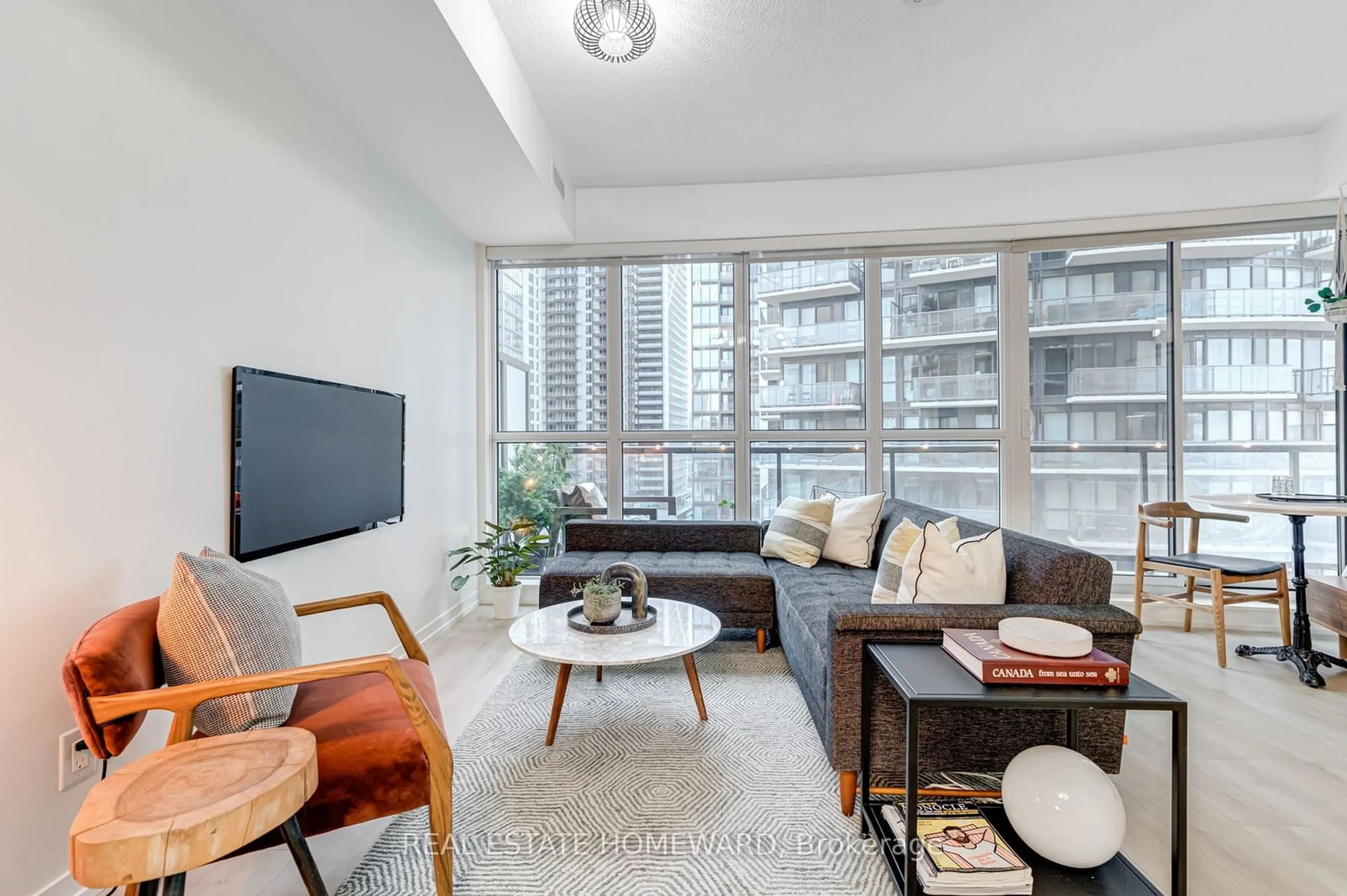 Living room with furniture, unknown for 51 East Liberty St #1207, Toronto Ontario M6K 3P8