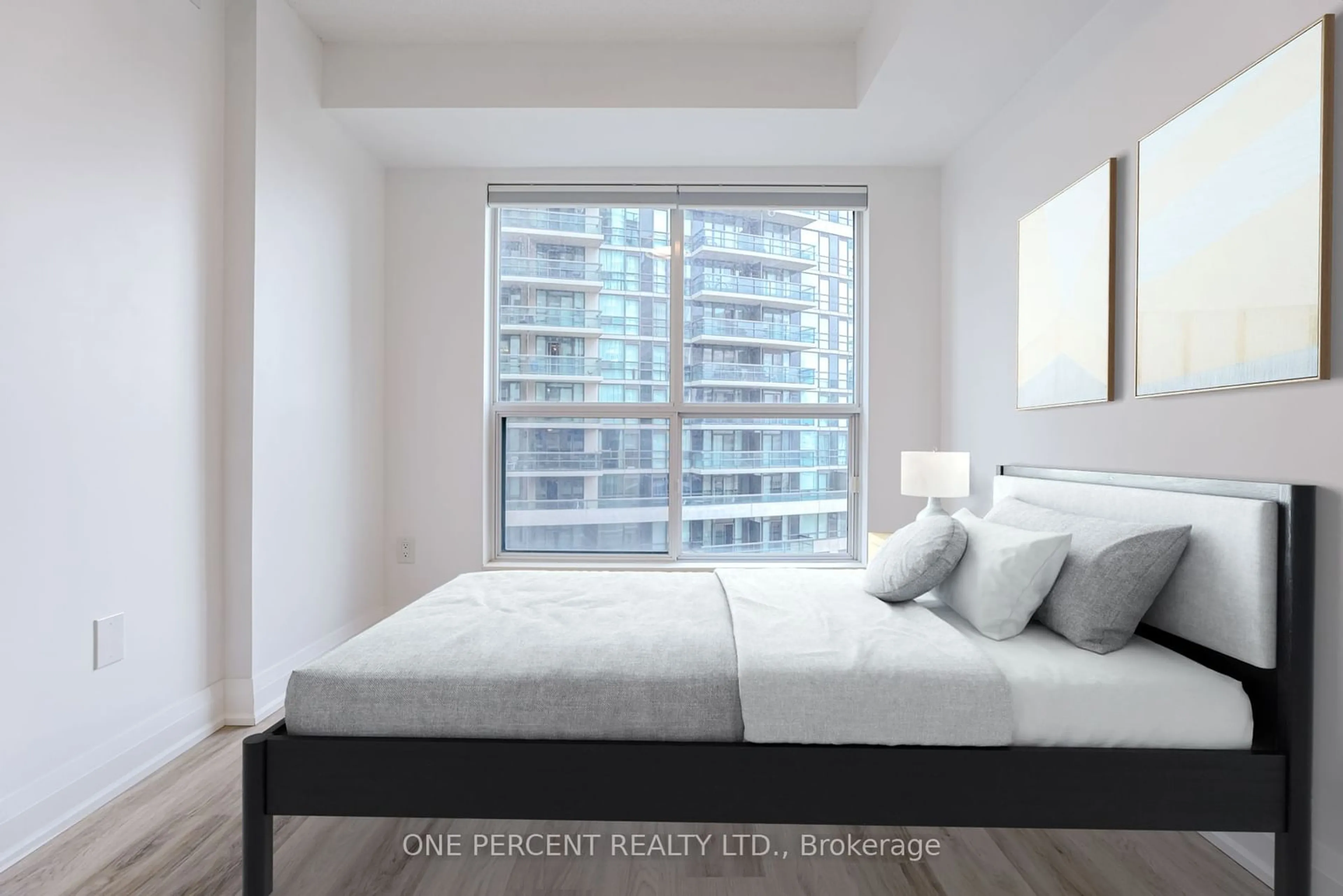 Bedroom with bed, unknown for 7 Lorraine Dr #1509, Toronto Ontario M2N 7H2