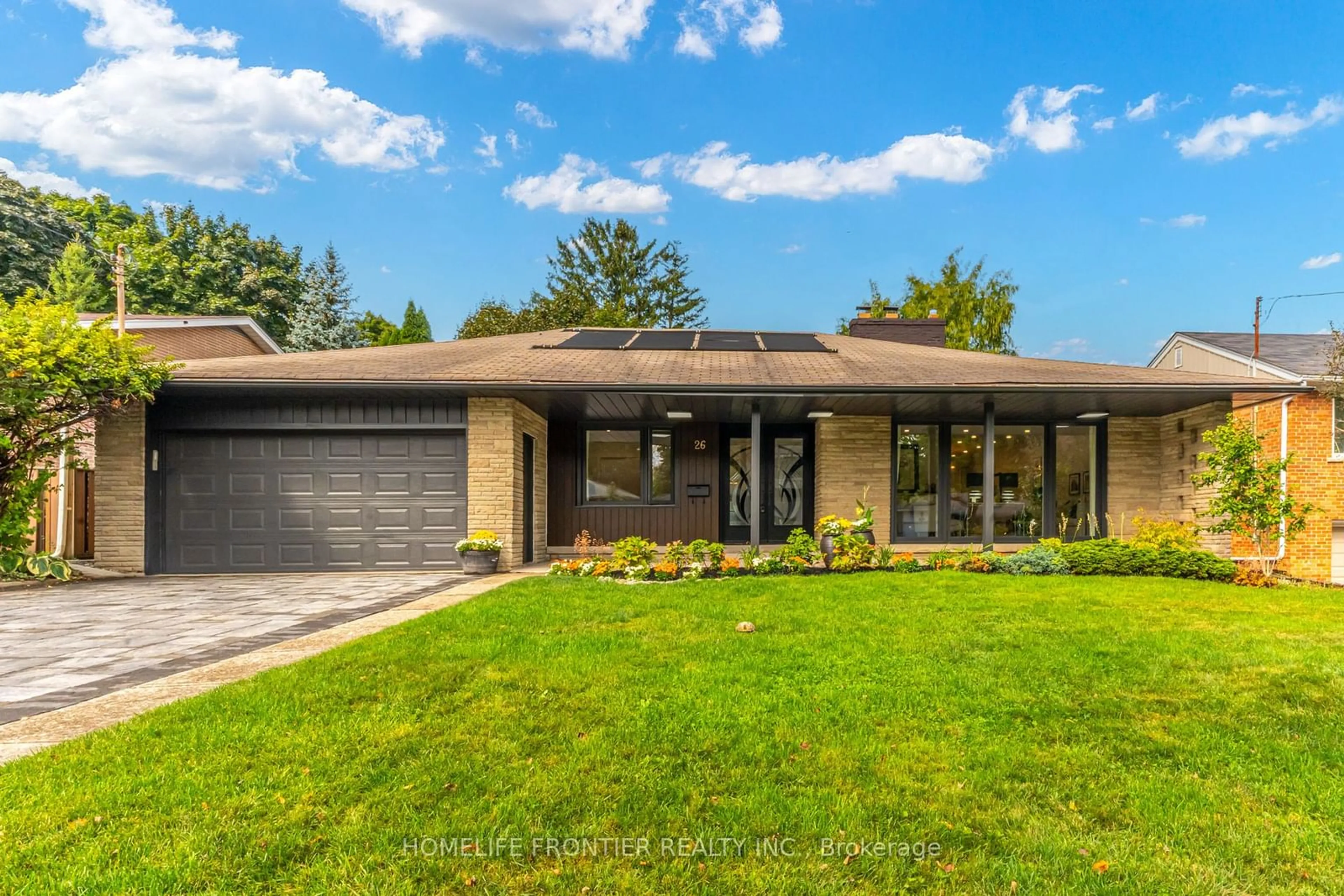 Home with brick exterior material, street for 26 Flaremore Cres, Toronto Ontario M2K 1V1