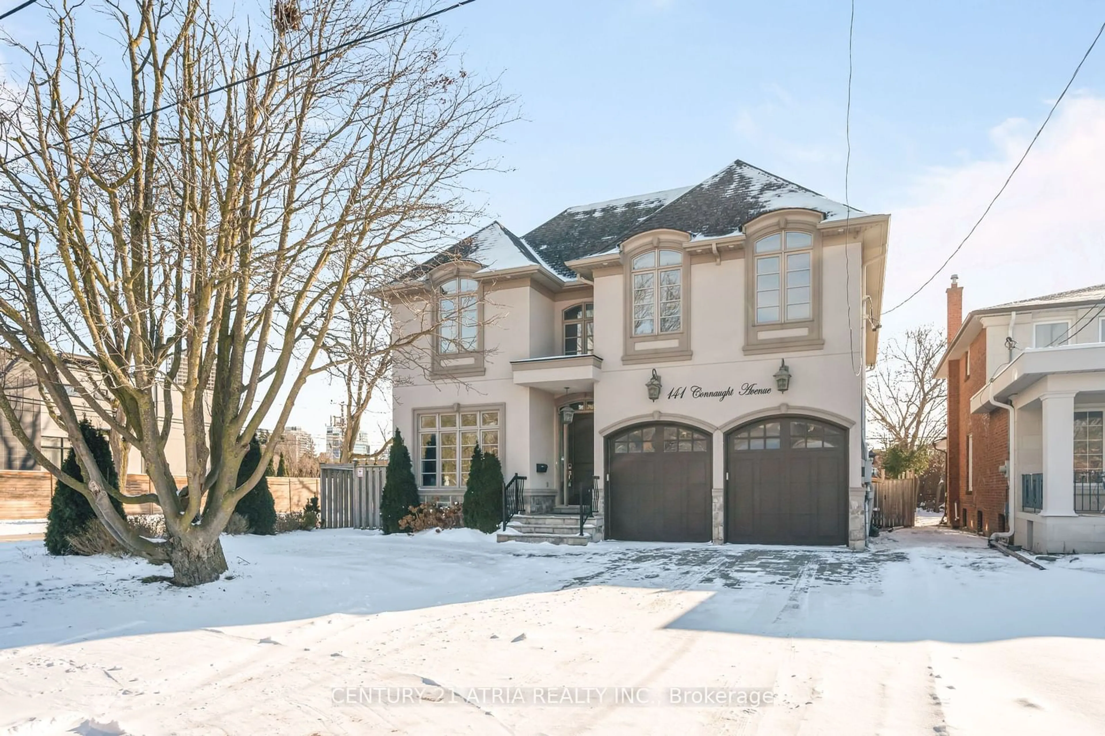 Home with brick exterior material, street for 141 Connaught Ave, Toronto Ontario M2M 1H3