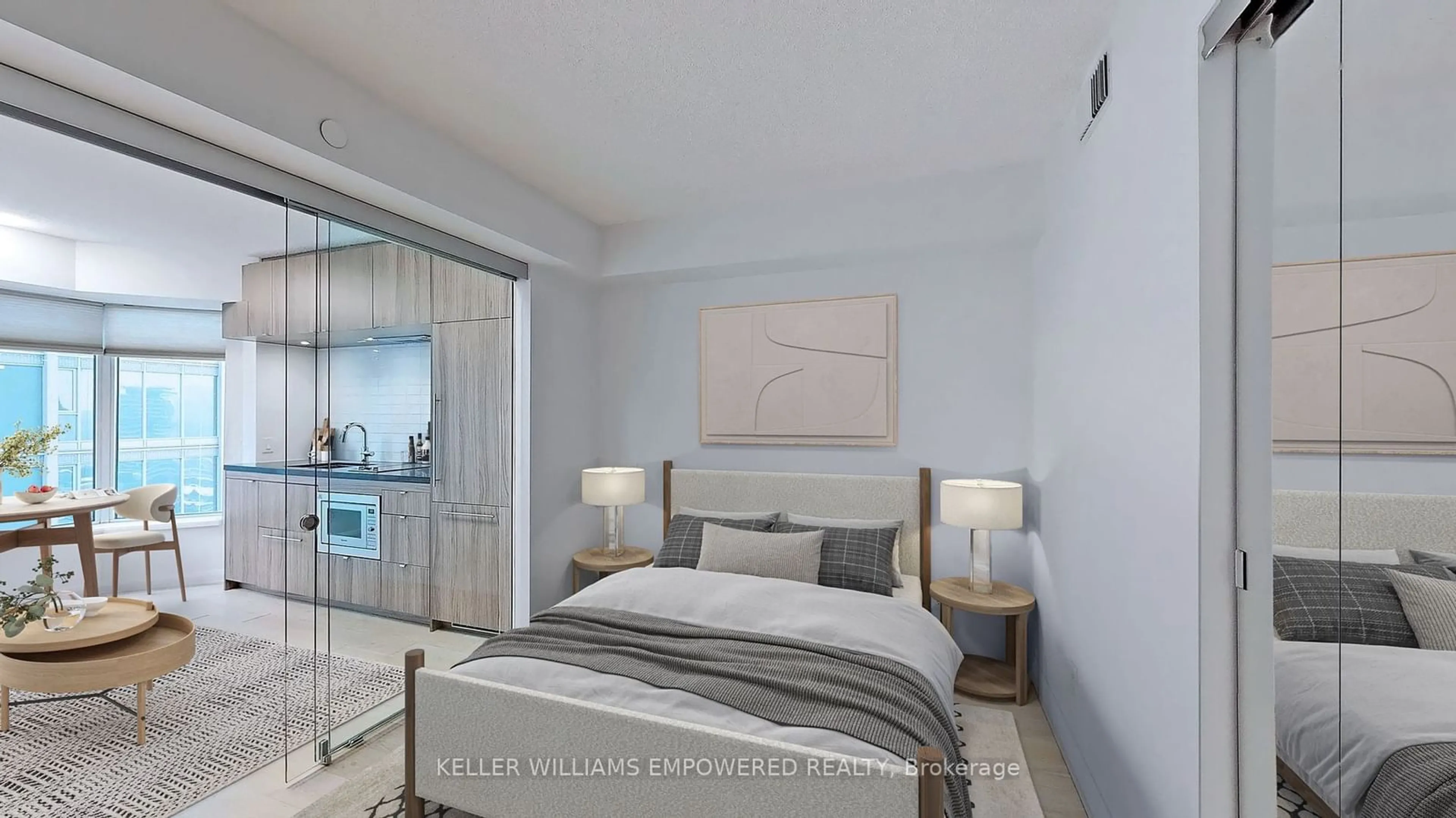 Bedroom with bed, unknown for 155 Yorkville Ave #2811, Toronto Ontario M5R 1C4