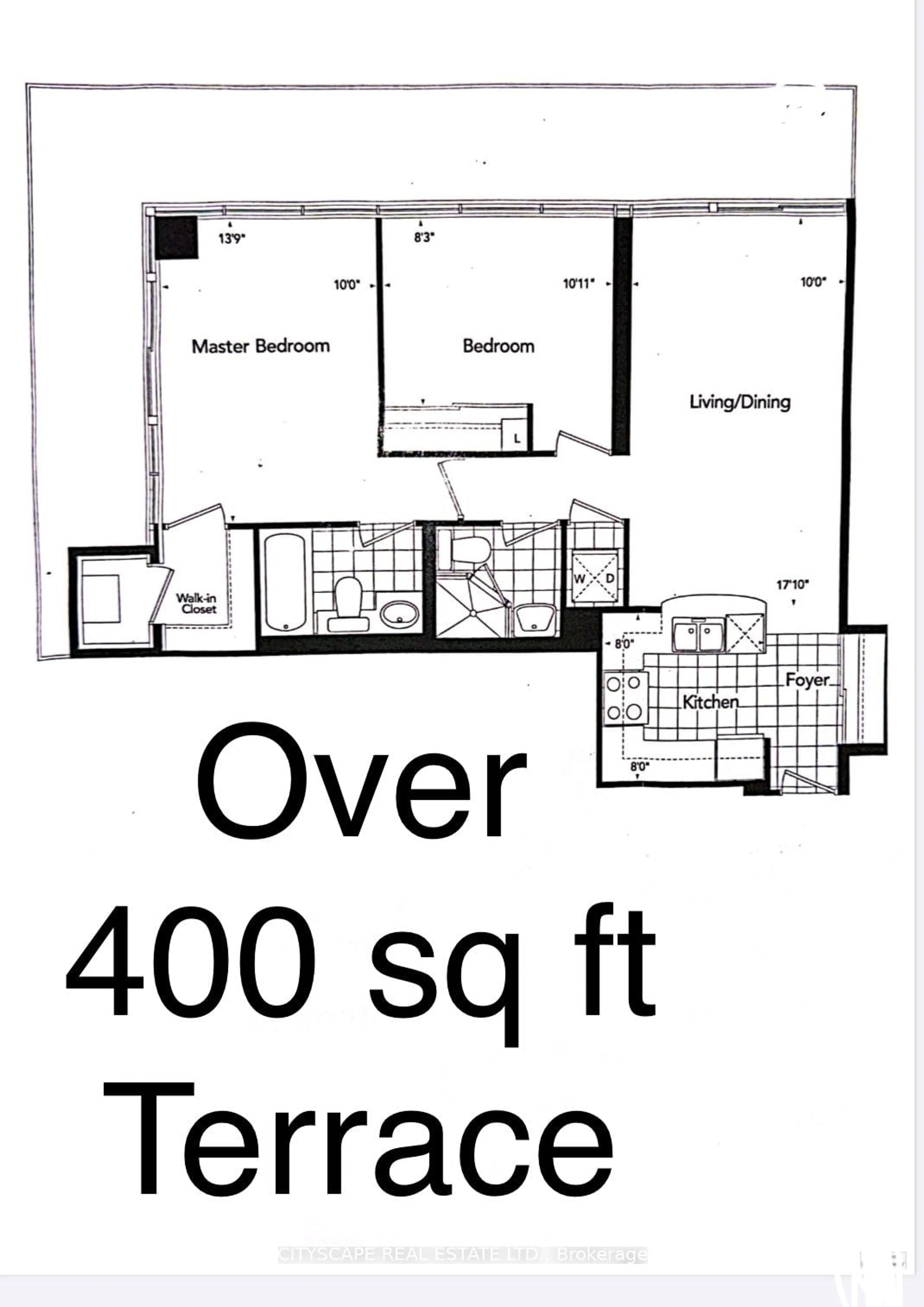 Floor plan for 5500 Yonge St #202, Toronto Ontario M2N 7L1