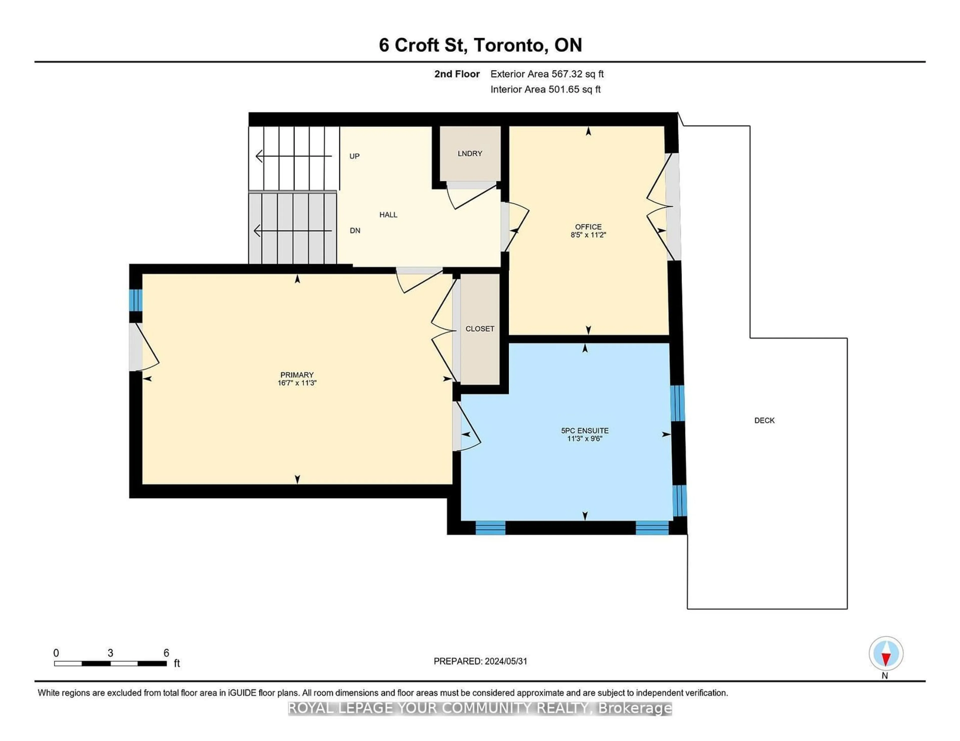 Floor plan for 6 Croft St, Toronto Ontario M5S 2N8