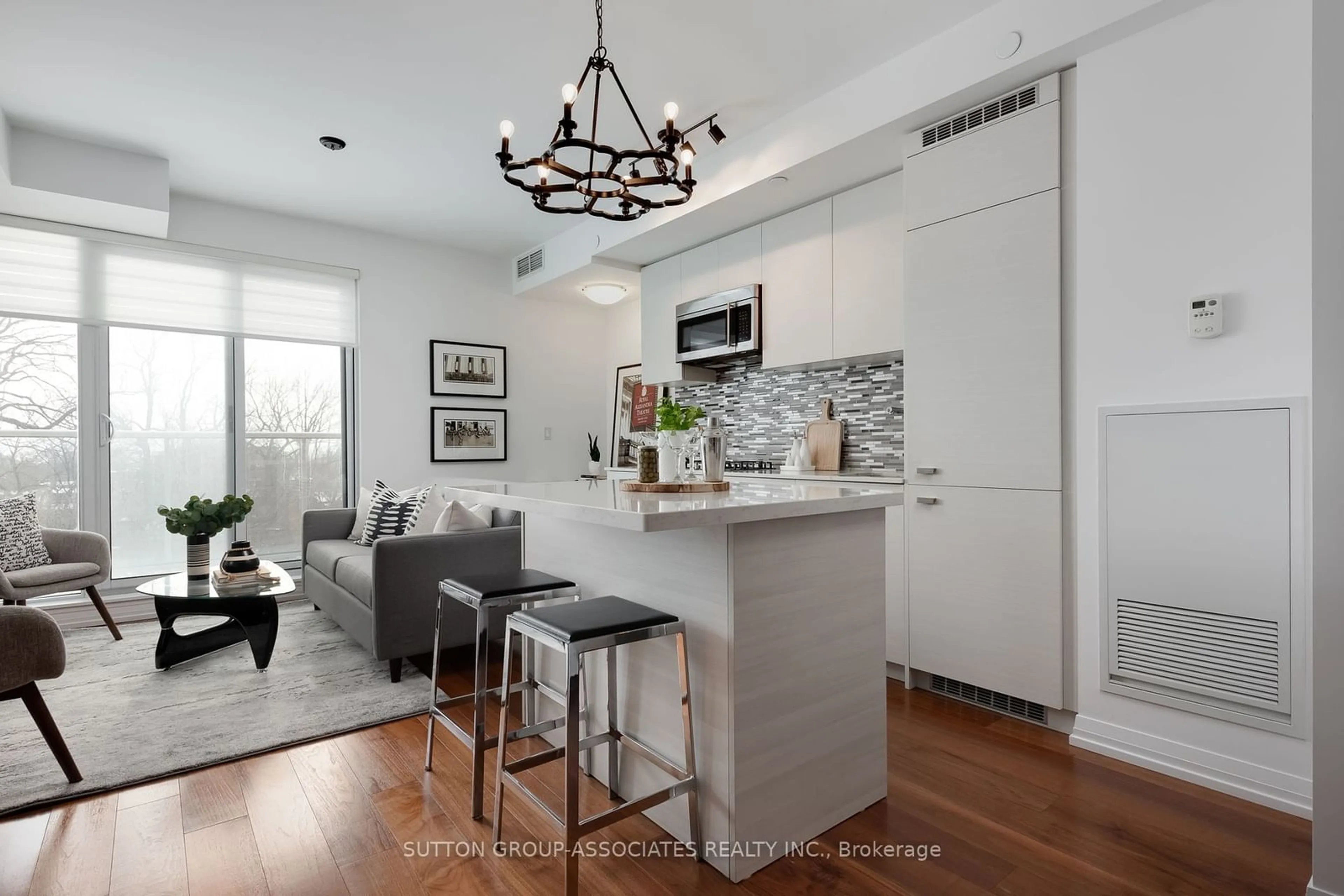 Open concept kitchen, unknown for 835 St Clair Ave #413, Toronto Ontario M6C 0A8