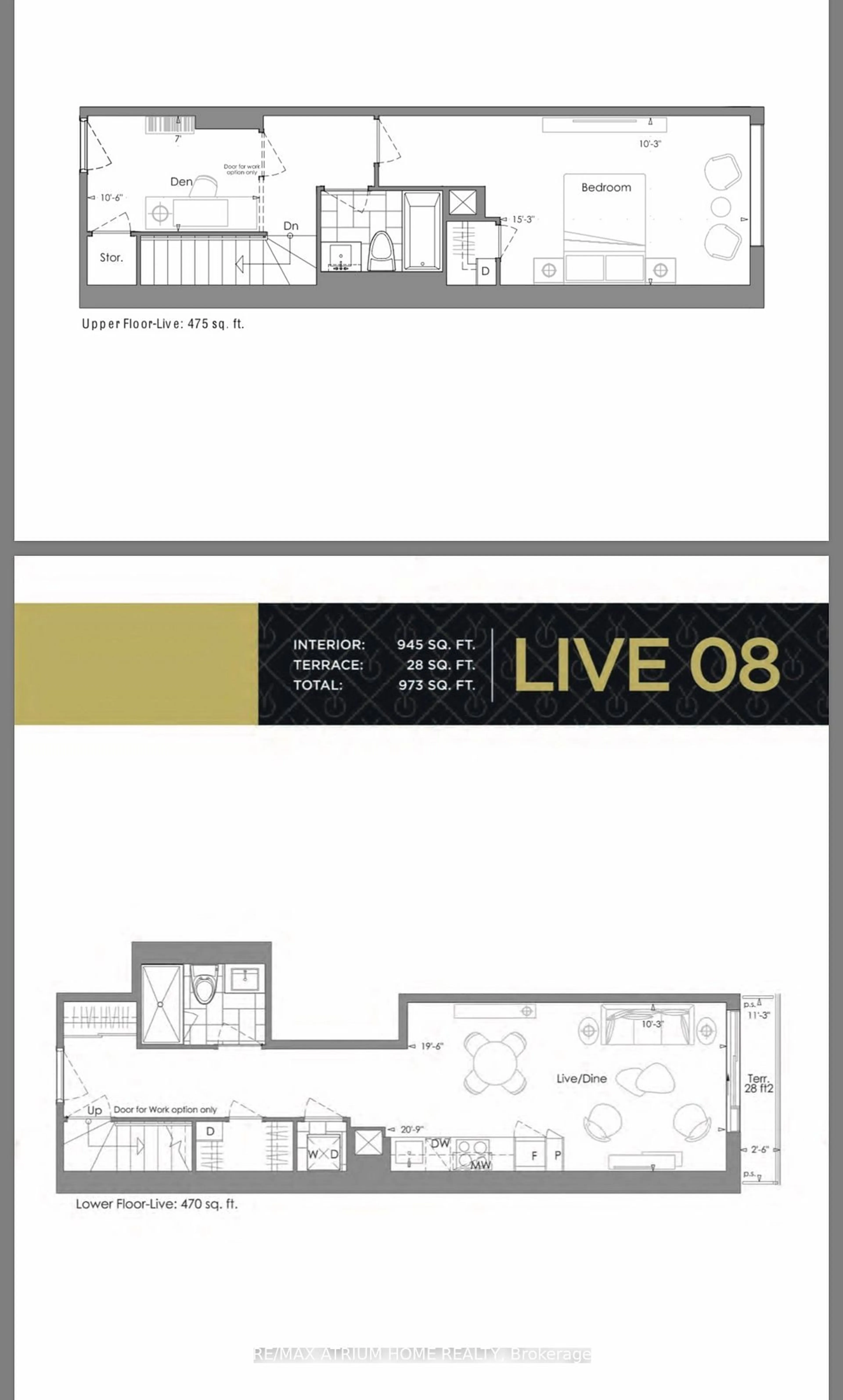 Floor plan for 7 Grenville St #508, Toronto Ontario M4Y 0E9