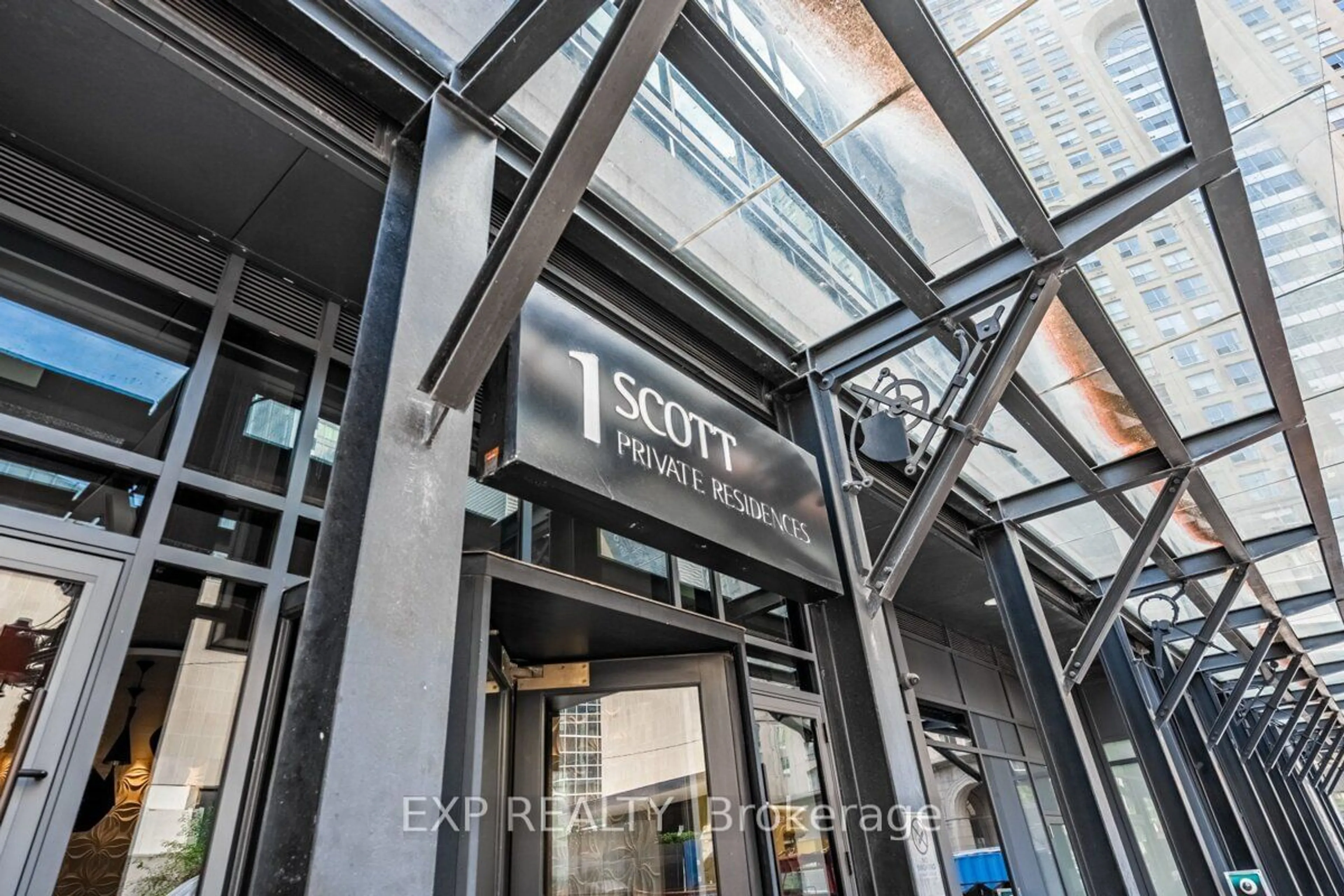 Indoor foyer for 1 Scott St #709, Toronto Ontario M5E 1A1