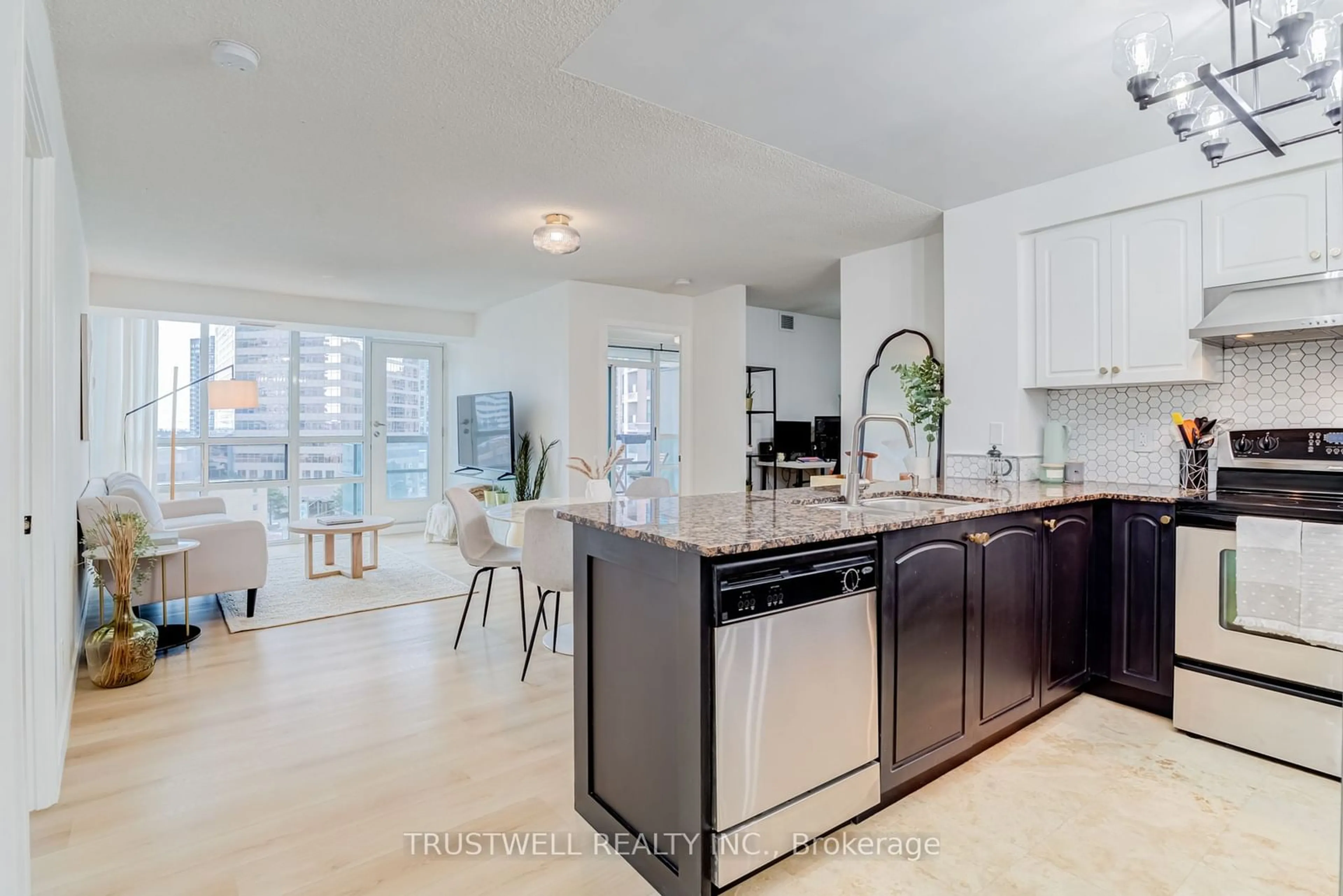 Open concept kitchen, unknown for 509 Beecroft Rd #911, Toronto Ontario M2N 0A3