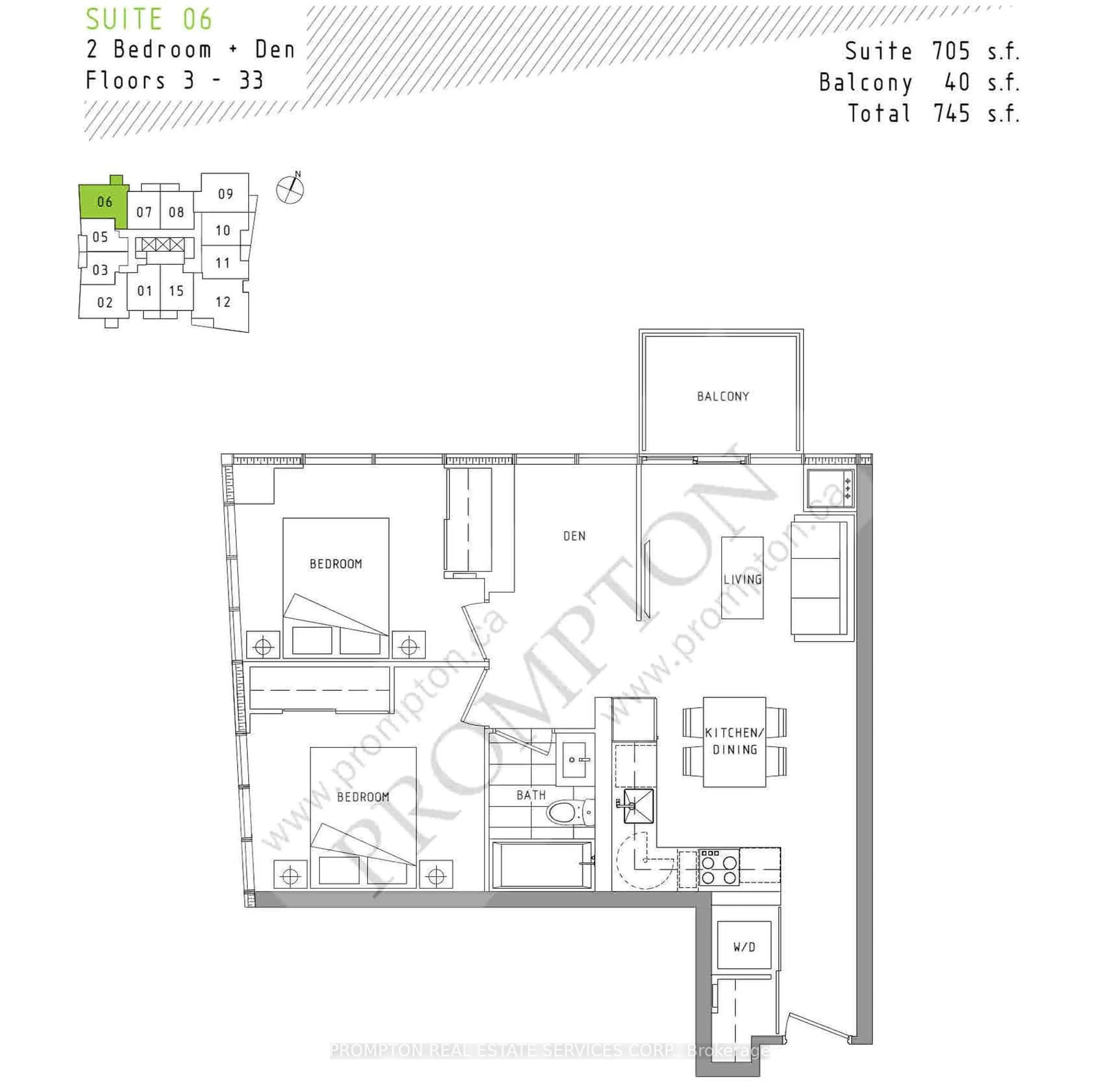 Floor plan for 70 Queens Wharf Rd #1606, Toronto Ontario M5V 0J2