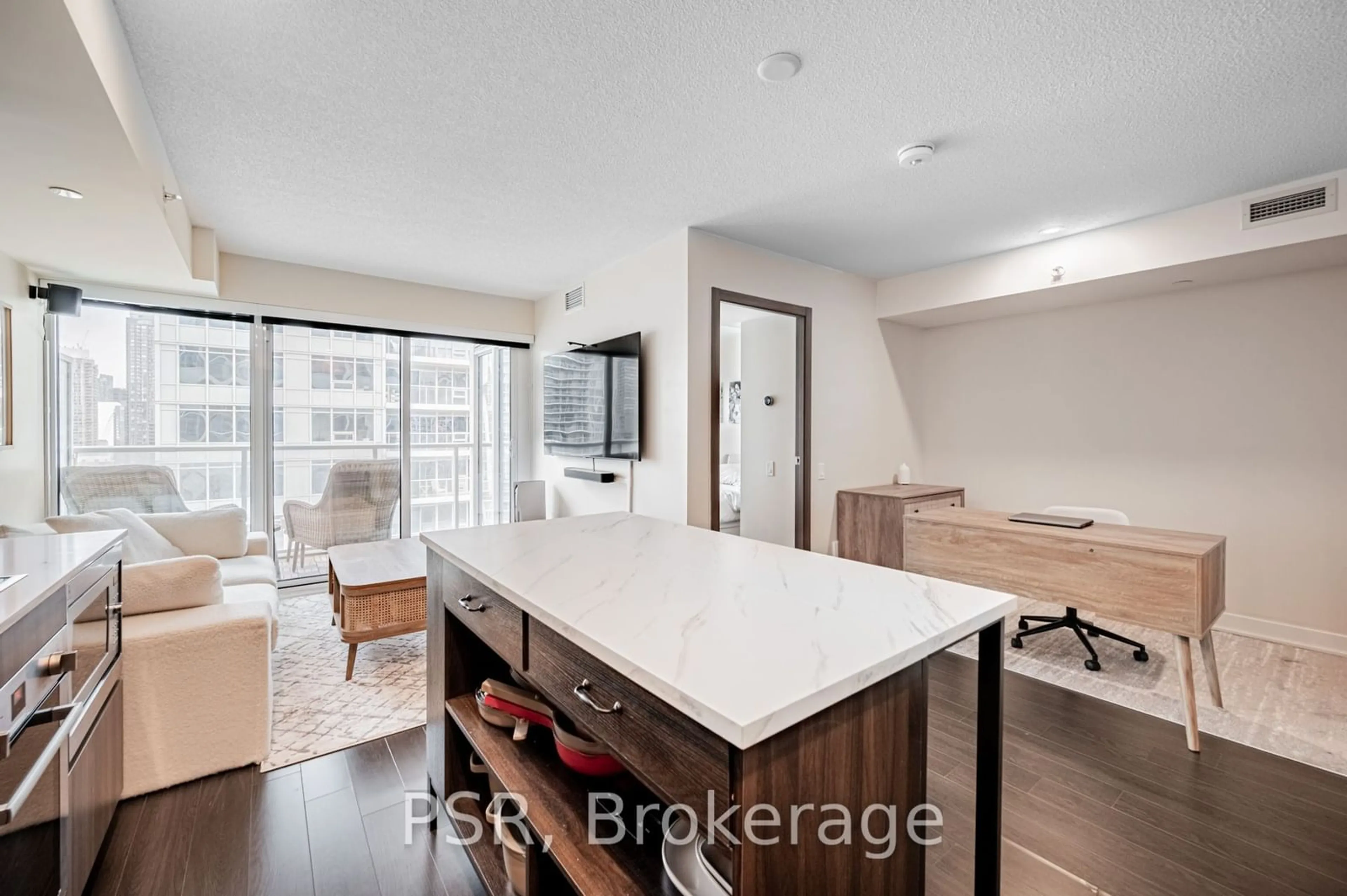 Open concept kitchen, unknown for 19 Bathurst St #2310, Toronto Ontario M5V 0N2