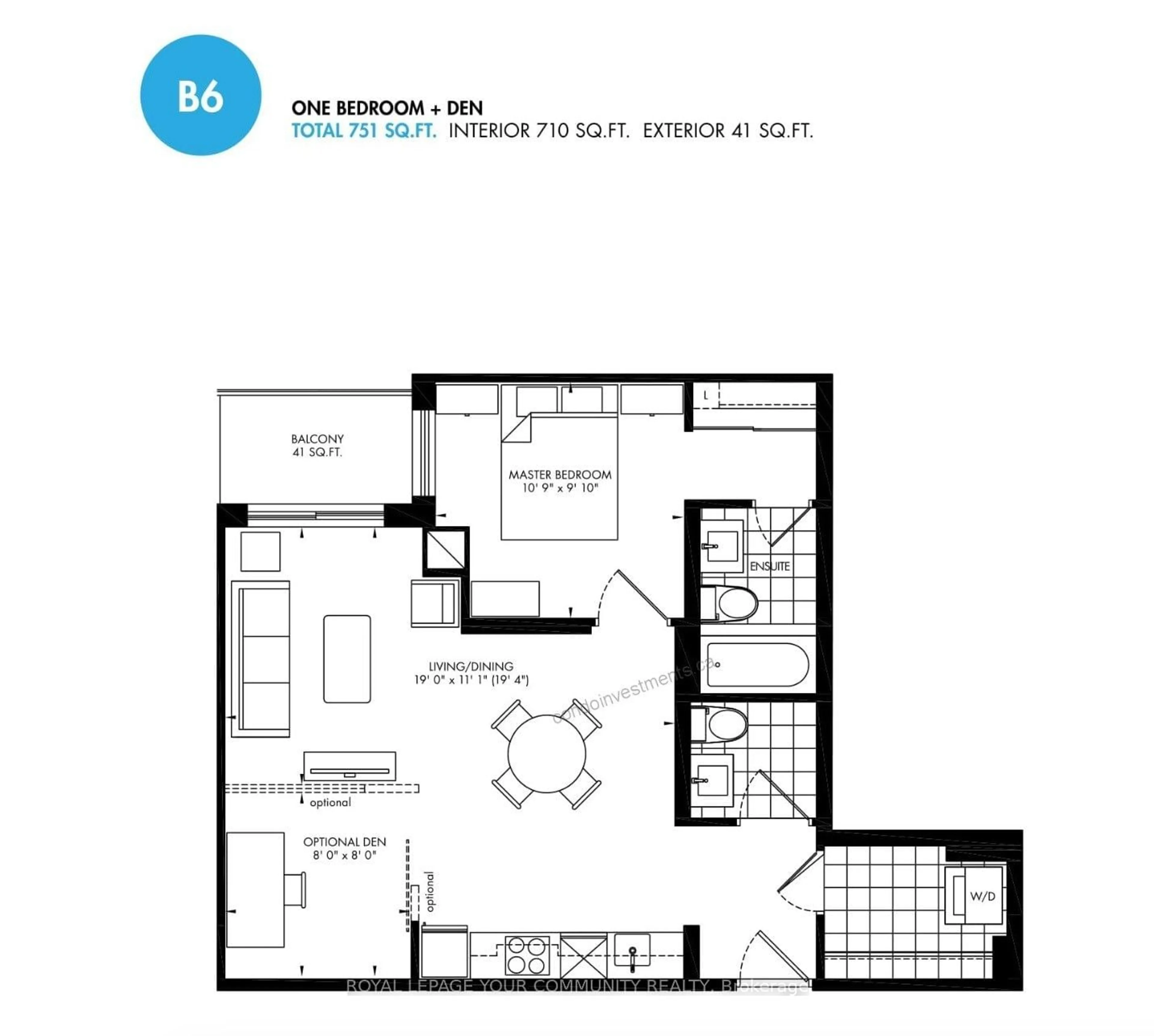 Floor plan for 565 Wilson Ave #421, Toronto Ontario M3H 0C6