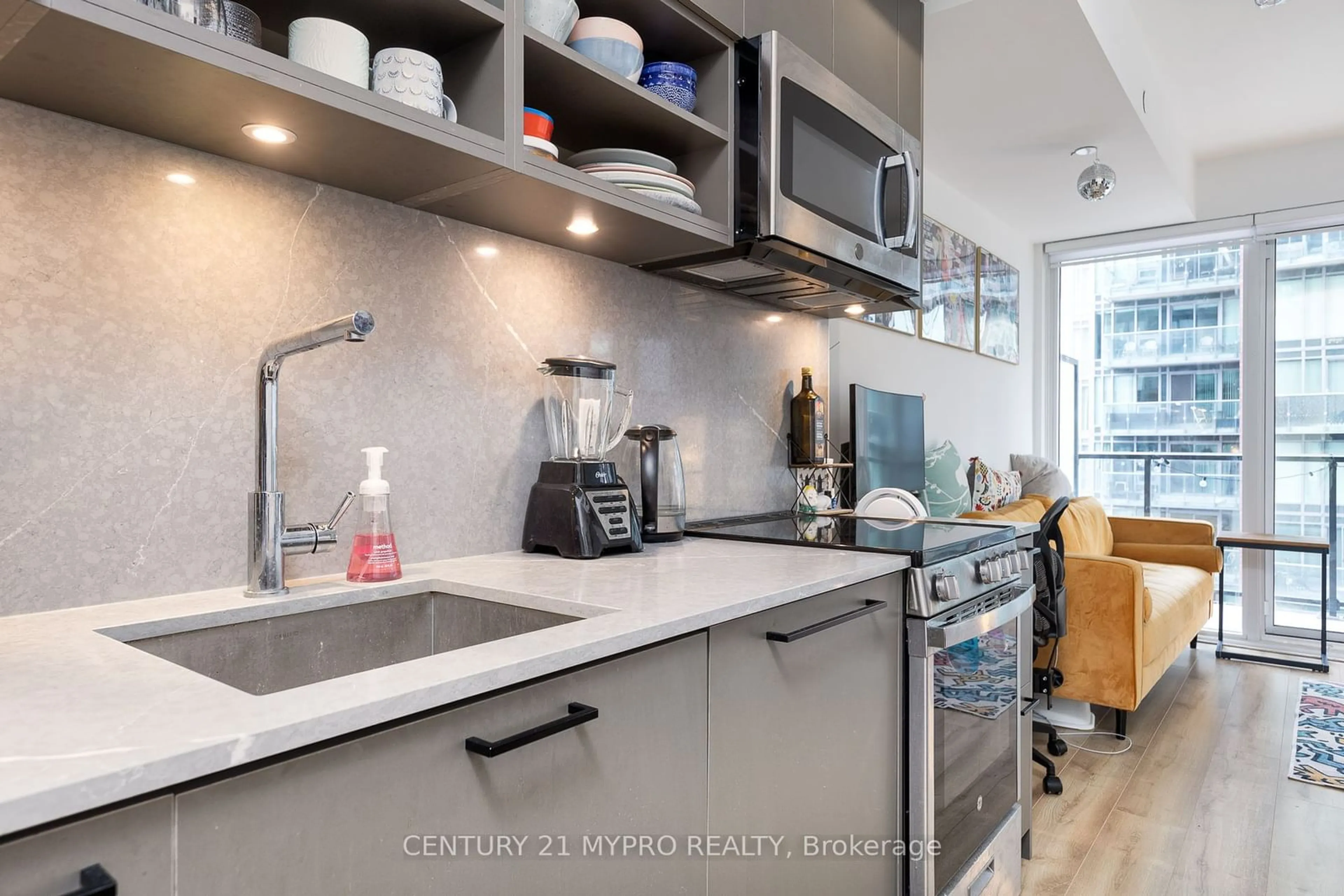 Contemporary kitchen, unknown for 135 East Liberty St #908, Toronto Ontario M6K 0G7