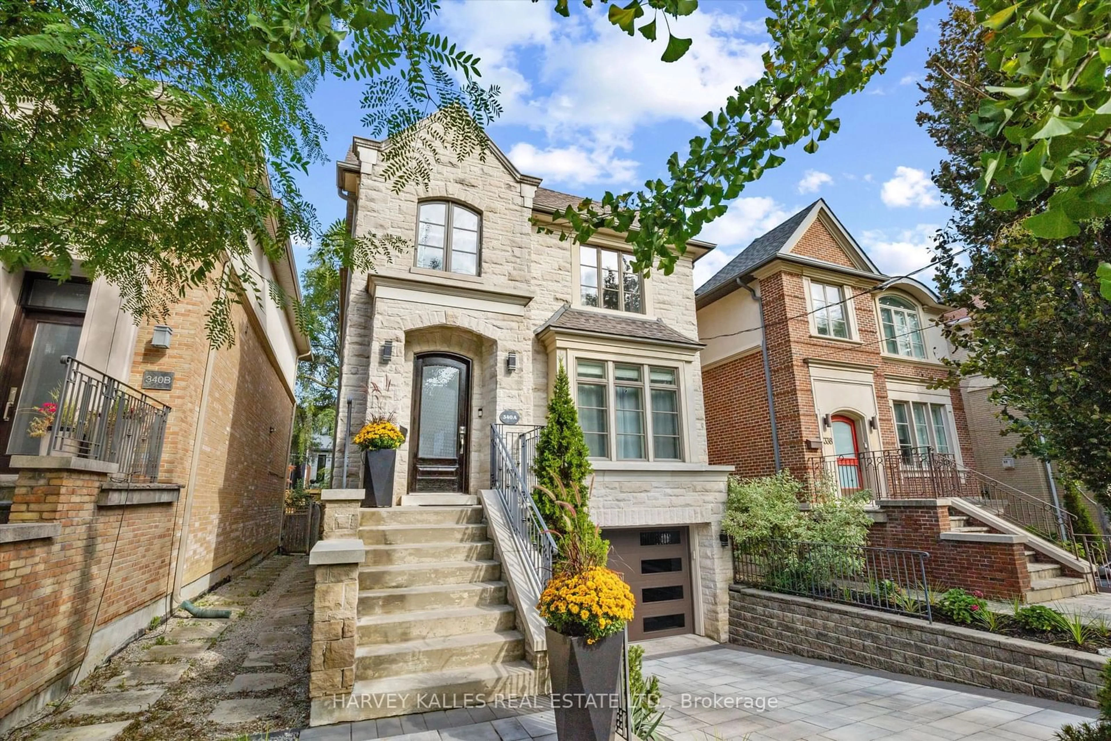 Home with brick exterior material, street for 340A Glengarry Ave, Toronto Ontario M5M 1E6