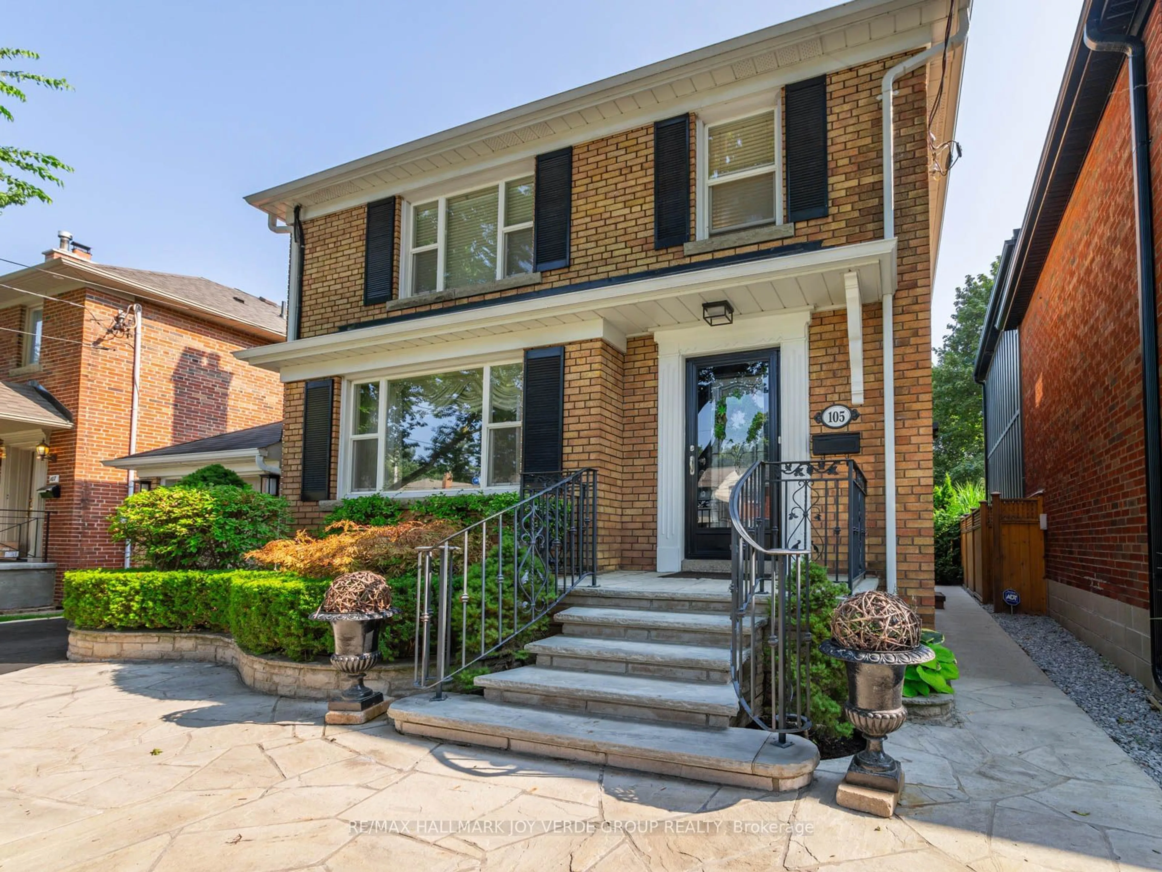 Home with brick exterior material, street for 105 Rykert Cres, Toronto Ontario M4G 2T4