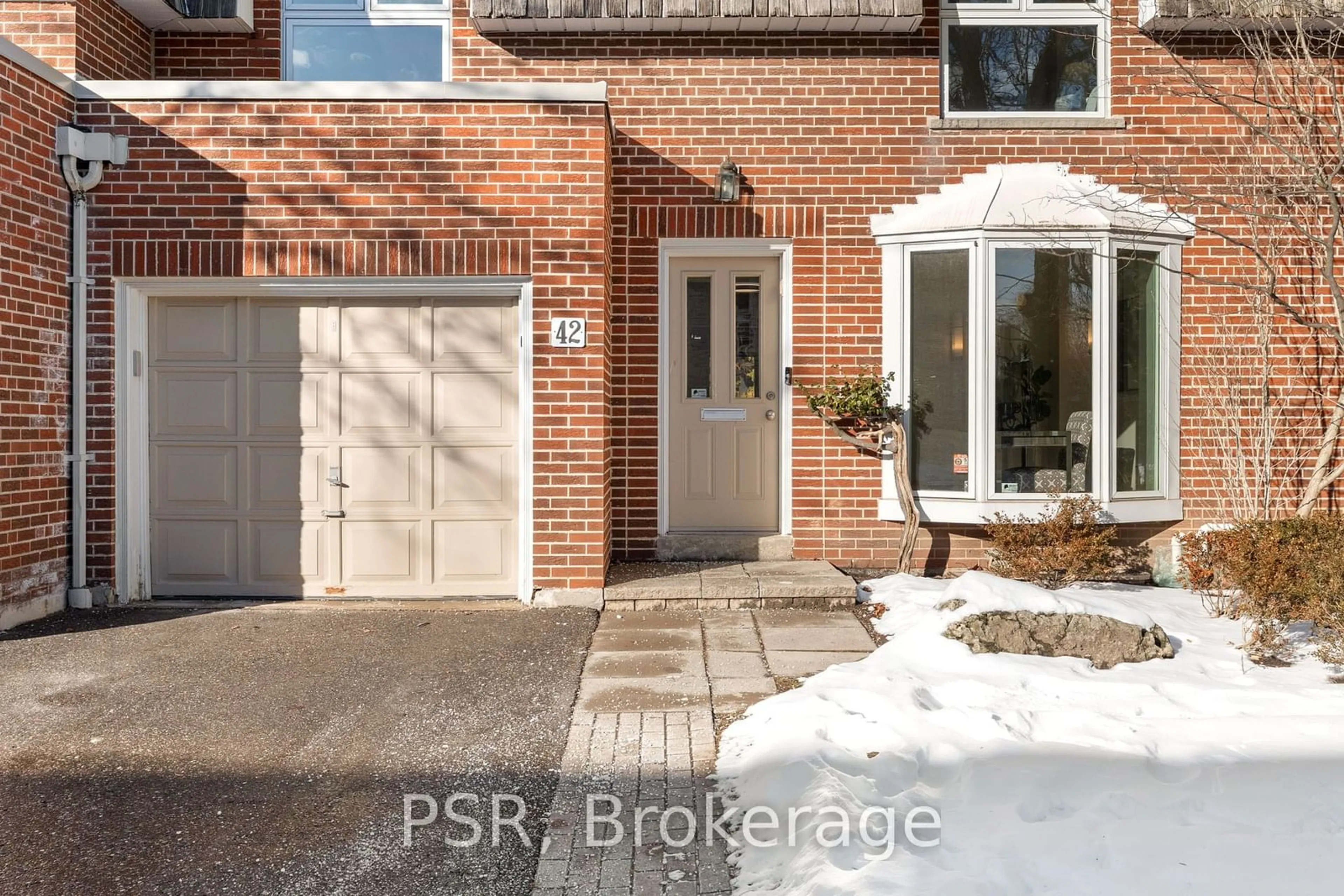 Home with brick exterior material, street for 42 Crimson Mill Way, Toronto Ontario M2L 1T6