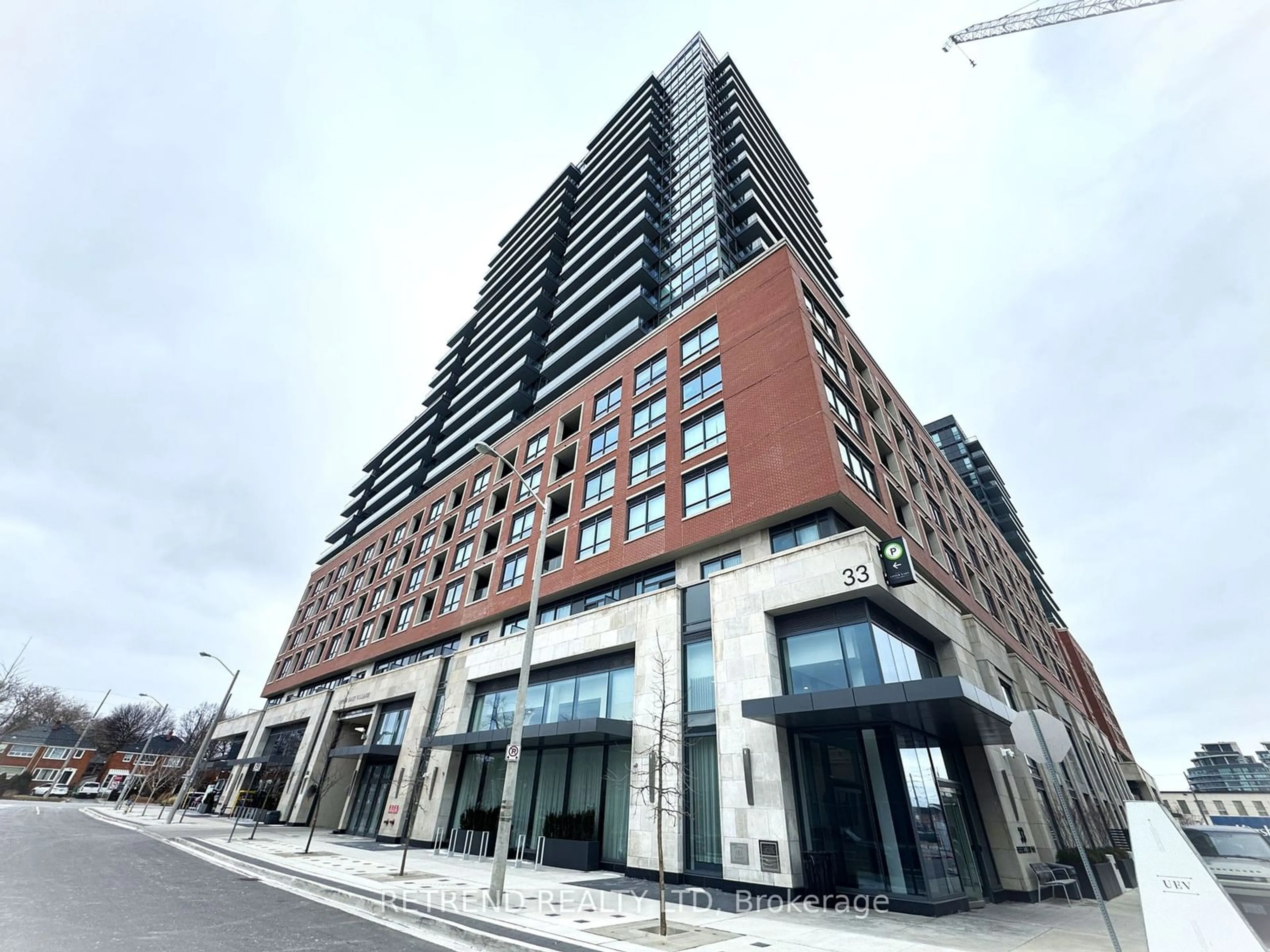 Indoor foyer for 33 Frederick Todd Way #501, Toronto Ontario M4G 0C9