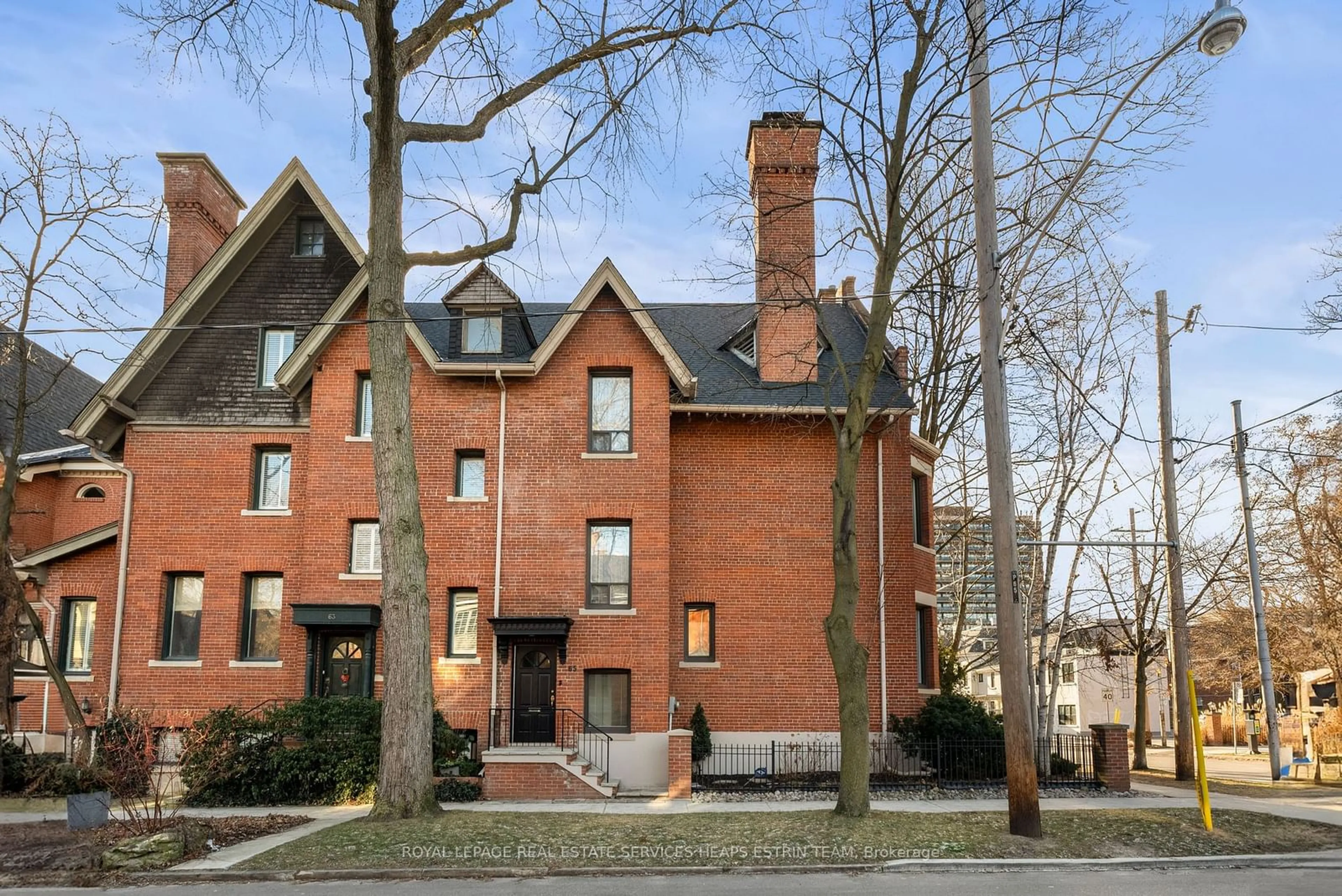 Home with brick exterior material, street for 65 Elgin Ave, Toronto Ontario M5R 1G5