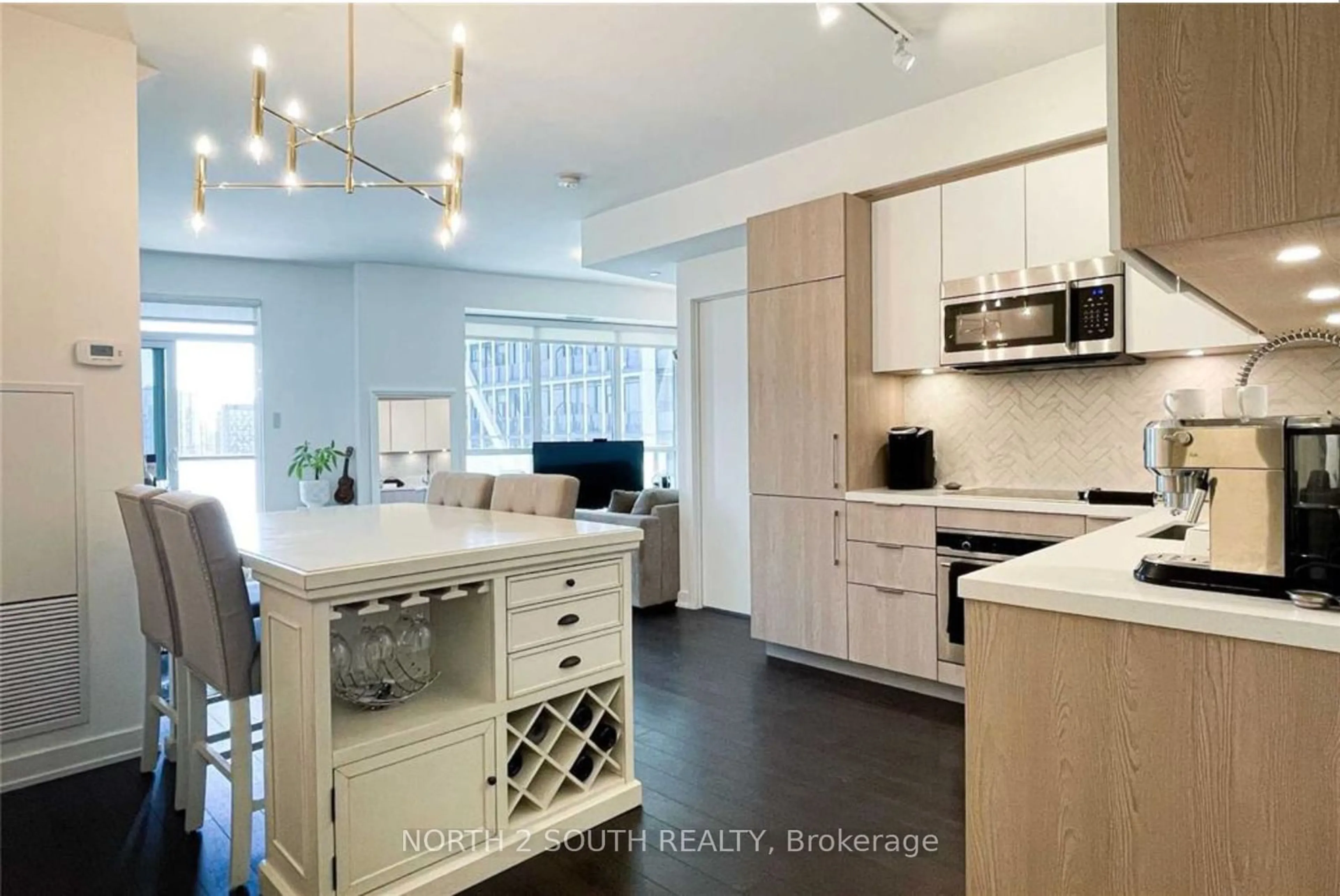 Open concept kitchen, unknown for 50 Ordnance St #2411, Toronto Ontario M6K 0C6