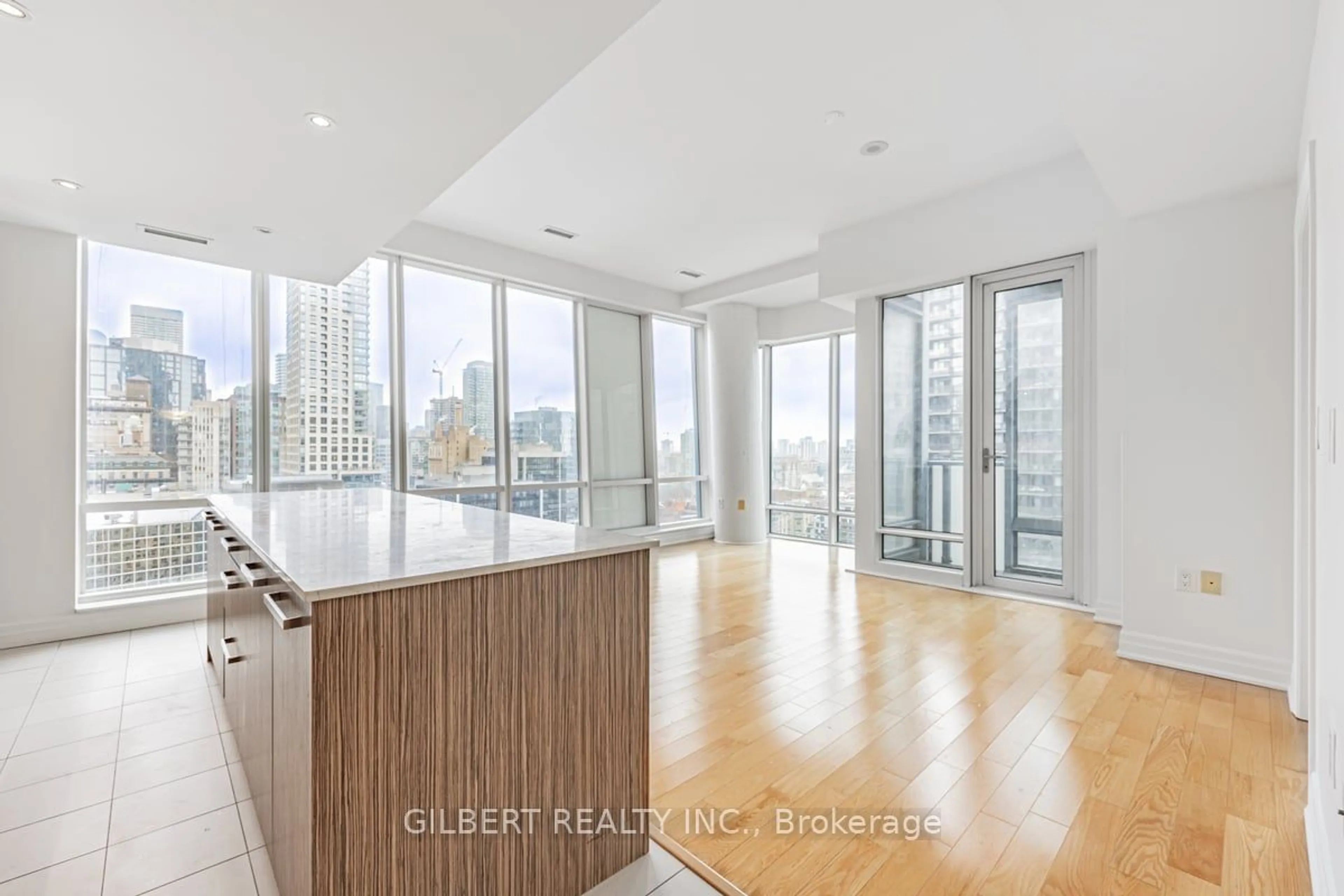 Open concept kitchen, unknown for 8 The Esplanade #2108, Toronto Ontario M5E 0A6