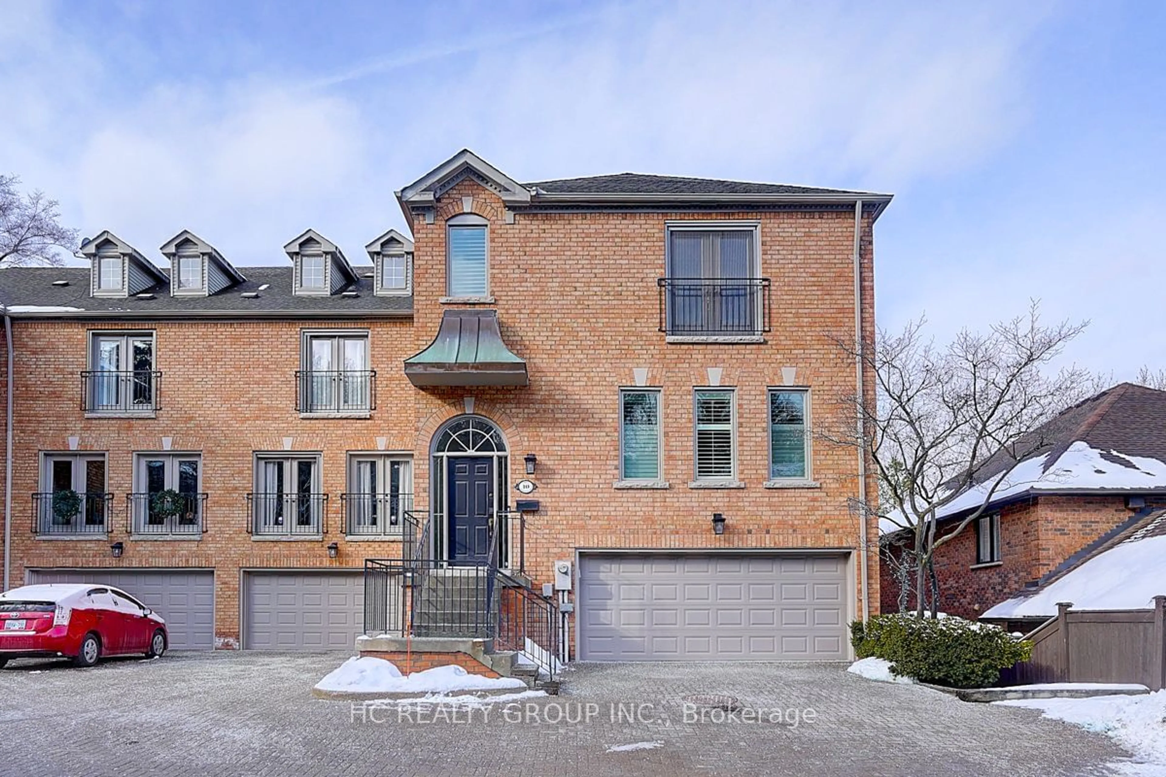 Home with brick exterior material, street for 10 Cole Millway, Toronto Ontario M4N 3P8