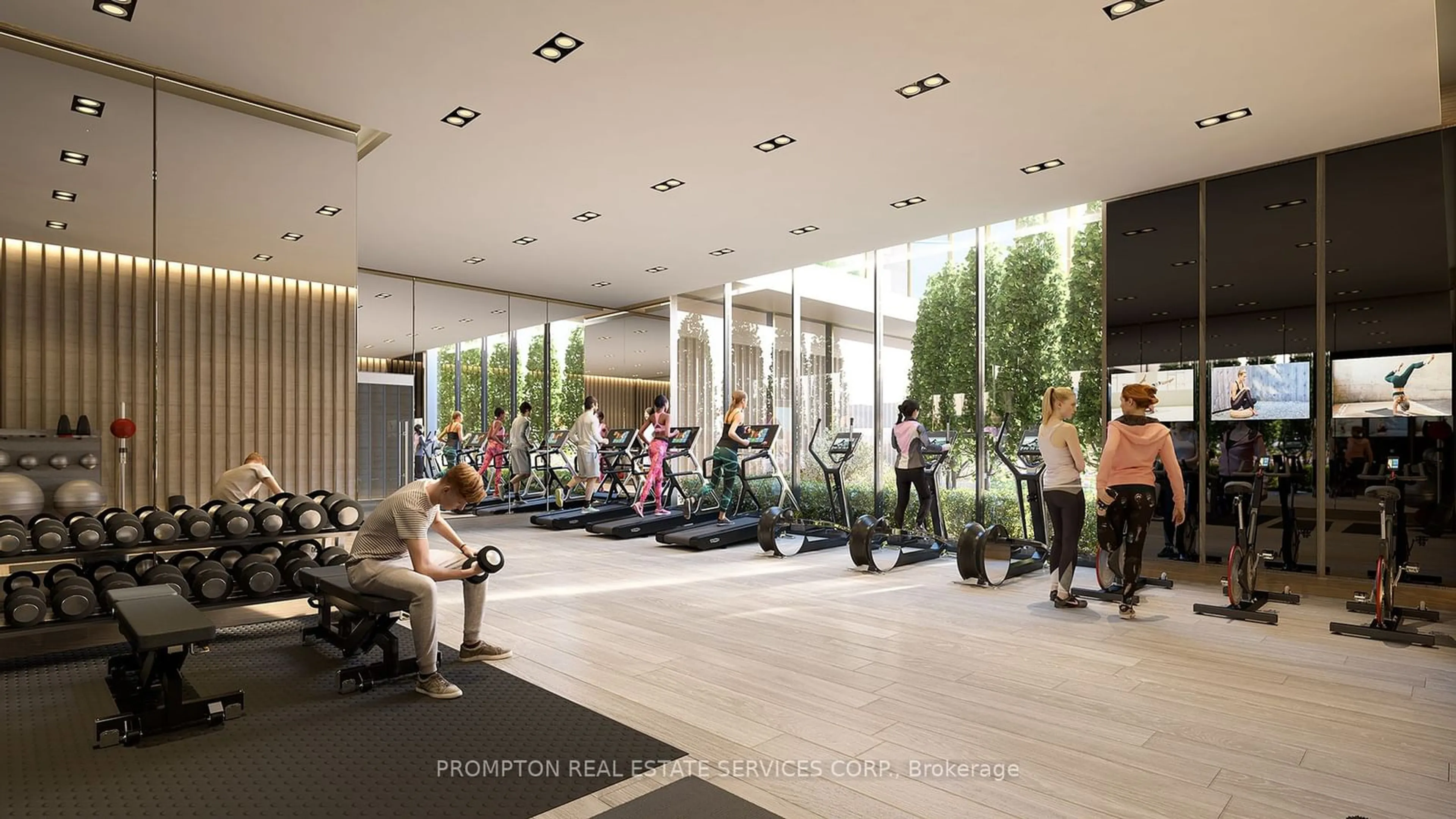 Gym or fitness room for 27 McMahon Dr #2908, Toronto Ontario M2K 0J2