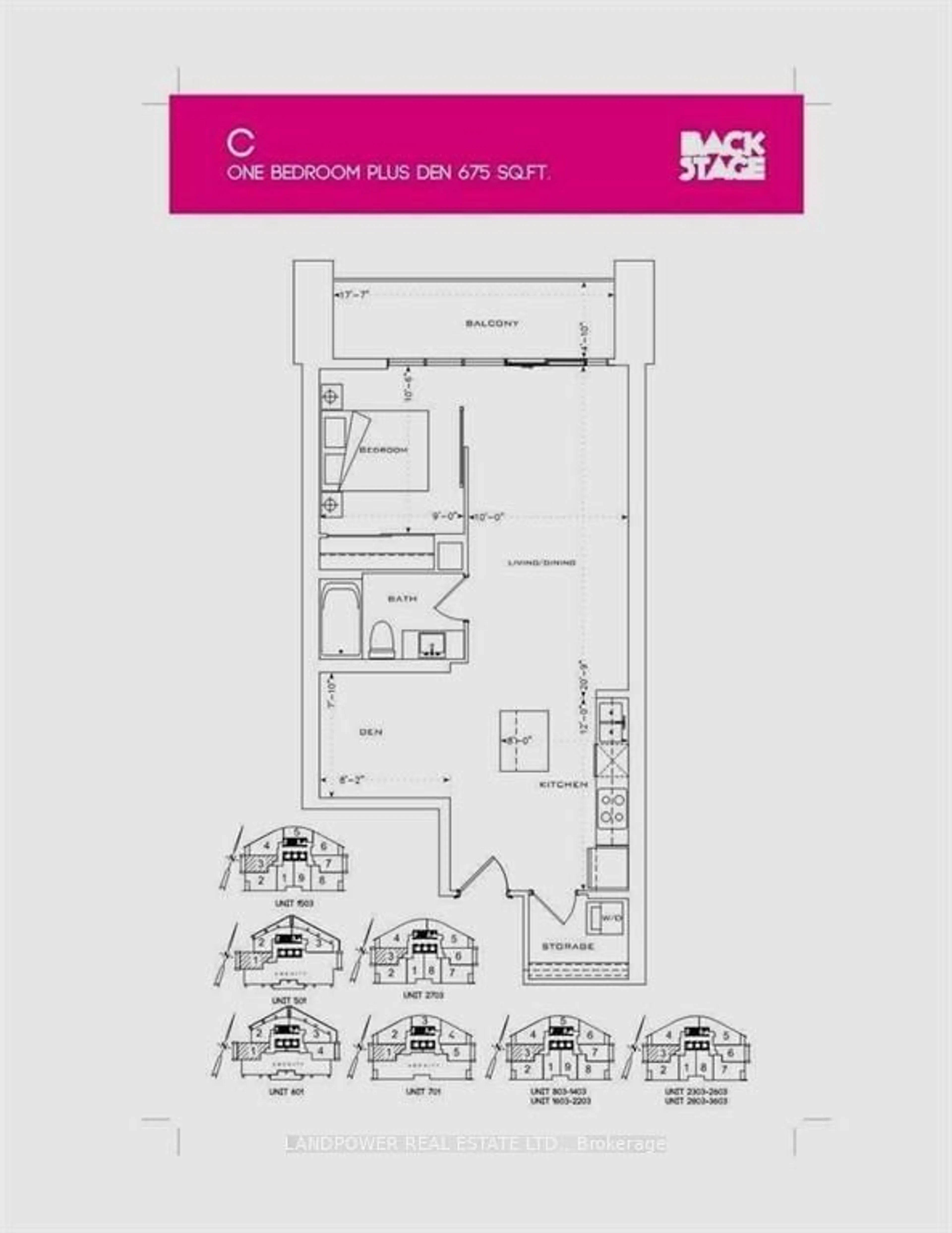 Floor plan for 1 The Esplanade #2403, Toronto Ontario M5E 0A8