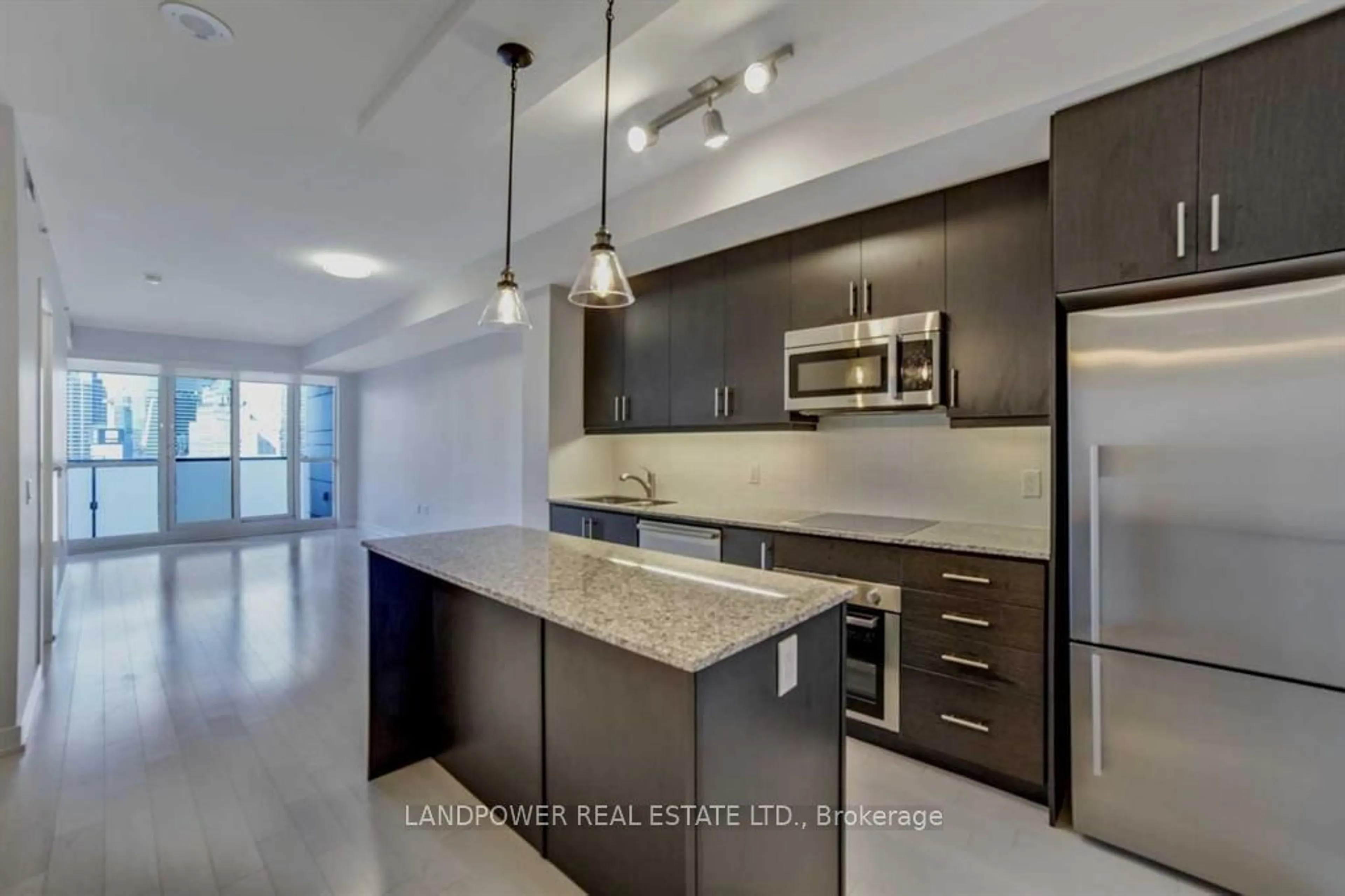 Open concept kitchen, unknown for 1 The Esplanade #2403, Toronto Ontario M5E 0A8