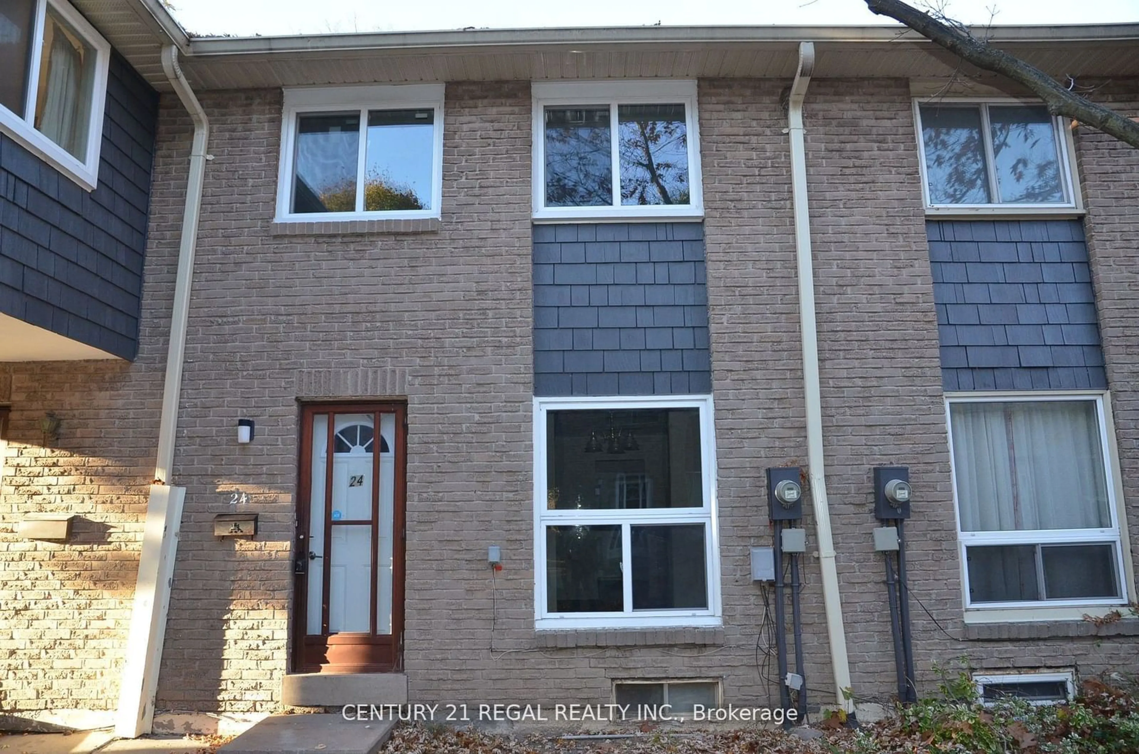 Home with brick exterior material, street for 24 Rock Fern Way, Toronto Ontario M2J 4N2