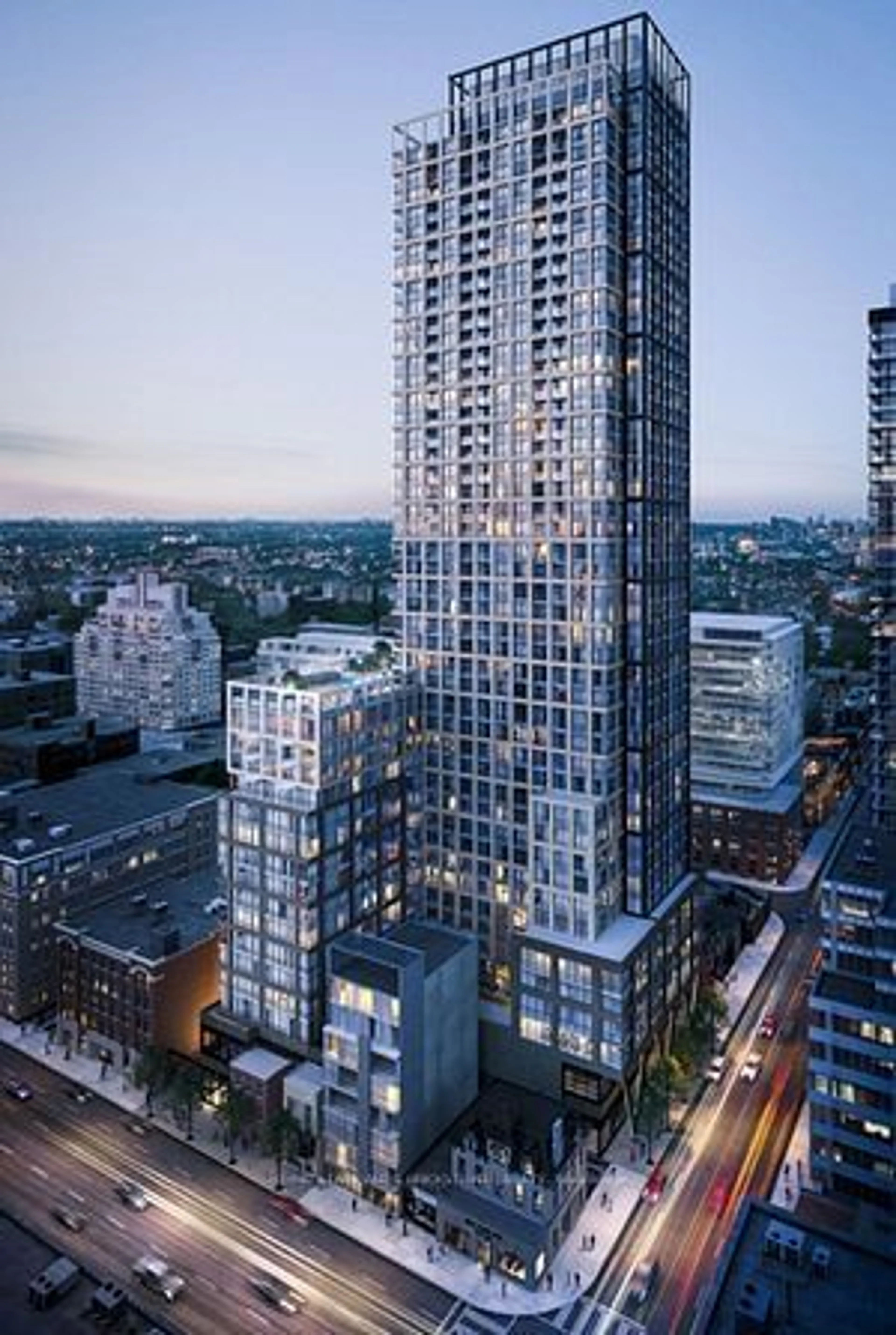 A pic from outside/outdoor area/front of a property/back of a property/a pic from drone, city buildings view from balcony for 108 Peter St #2011, Toronto Ontario M5V 0W2