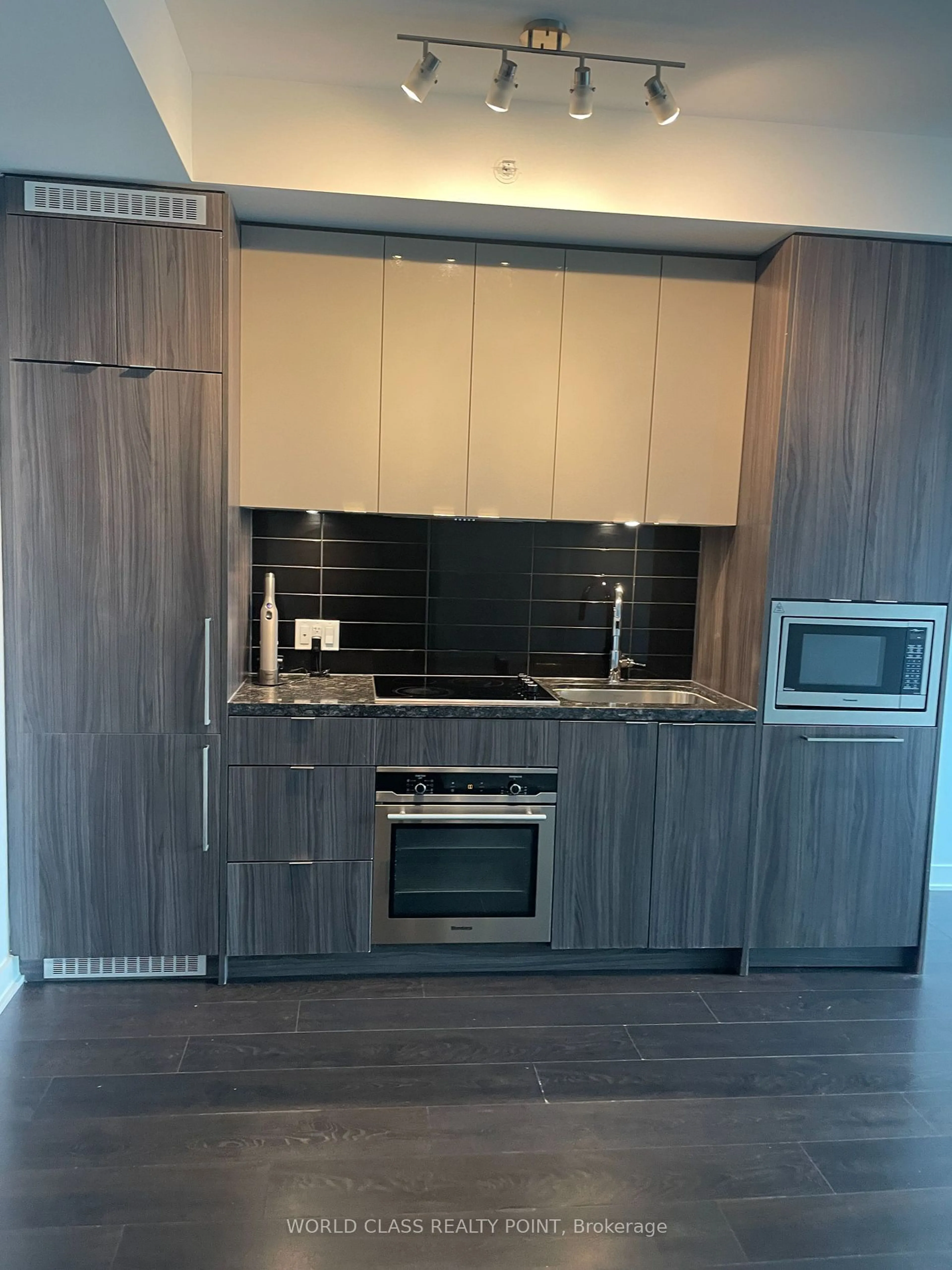 Standard kitchen, wood/laminate floor for 115 Blue Jays Way #4506, Toronto Ontario M5V 0N4