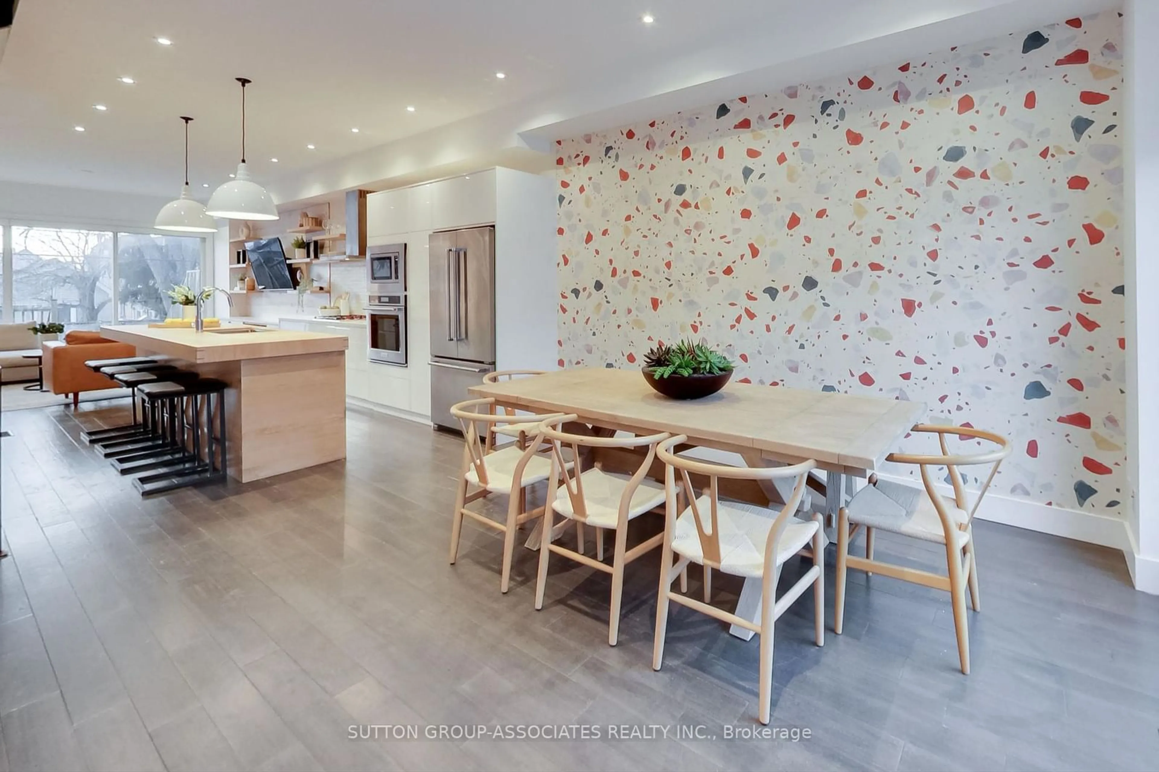 Contemporary kitchen, ceramic/tile floor for 160A Cedric Ave, Toronto Ontario M6C 3X8