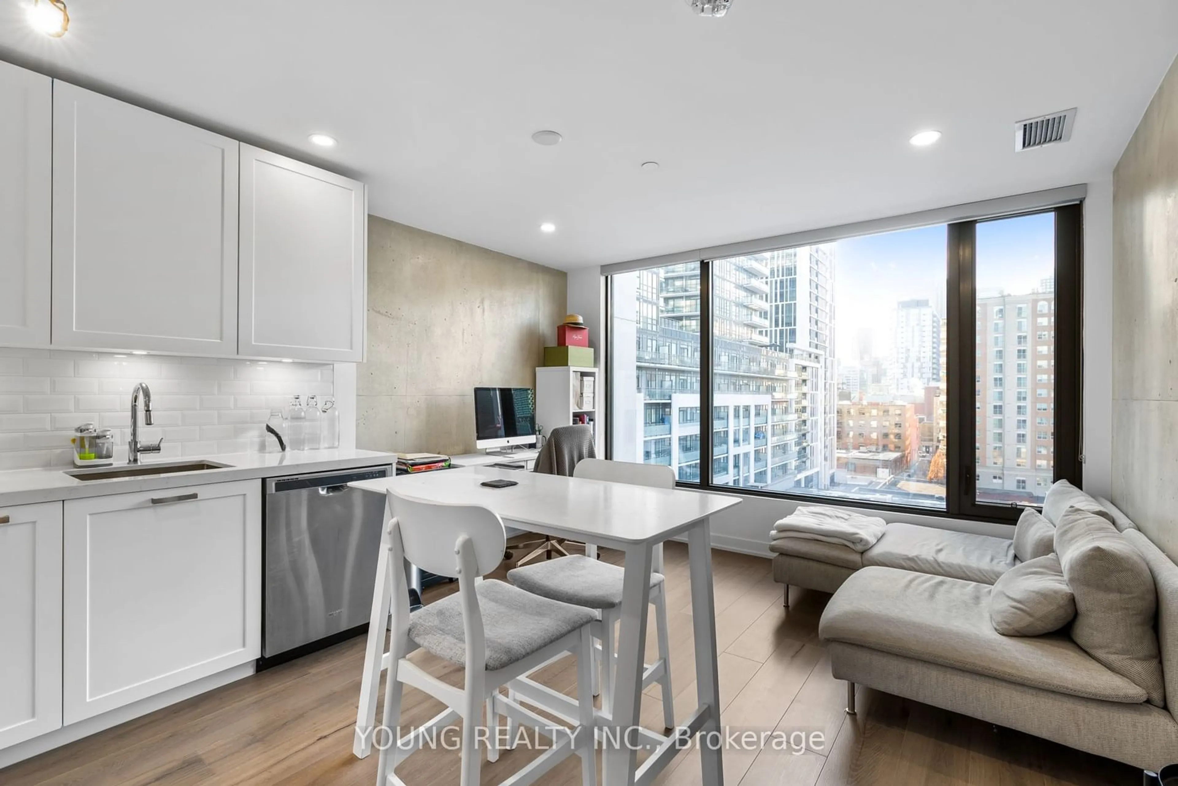 Open concept kitchen, unknown for 55 Ontario St #715, Toronto Ontario M5A 0T8