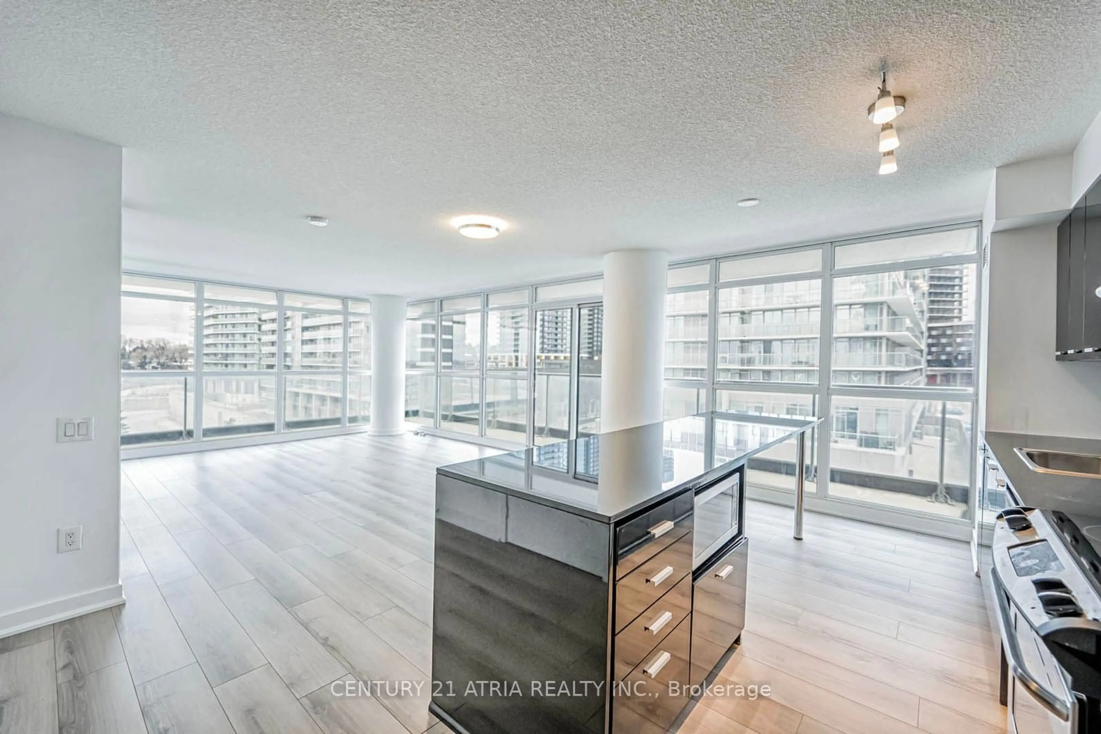 Open concept kitchen, unknown for 19 Singer Crt #608, Toronto Ontario M2K 0B2