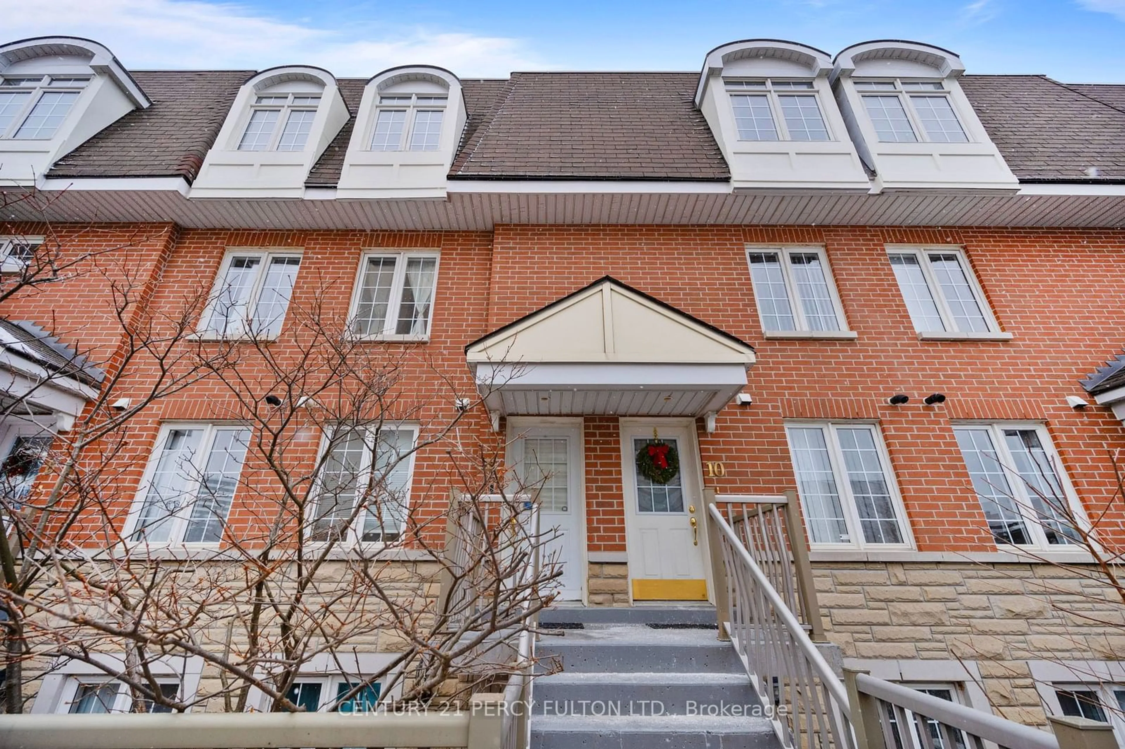 Home with brick exterior material, street for 55 Cedarcroft Blvd #9, Toronto Ontario M2R 3Y1