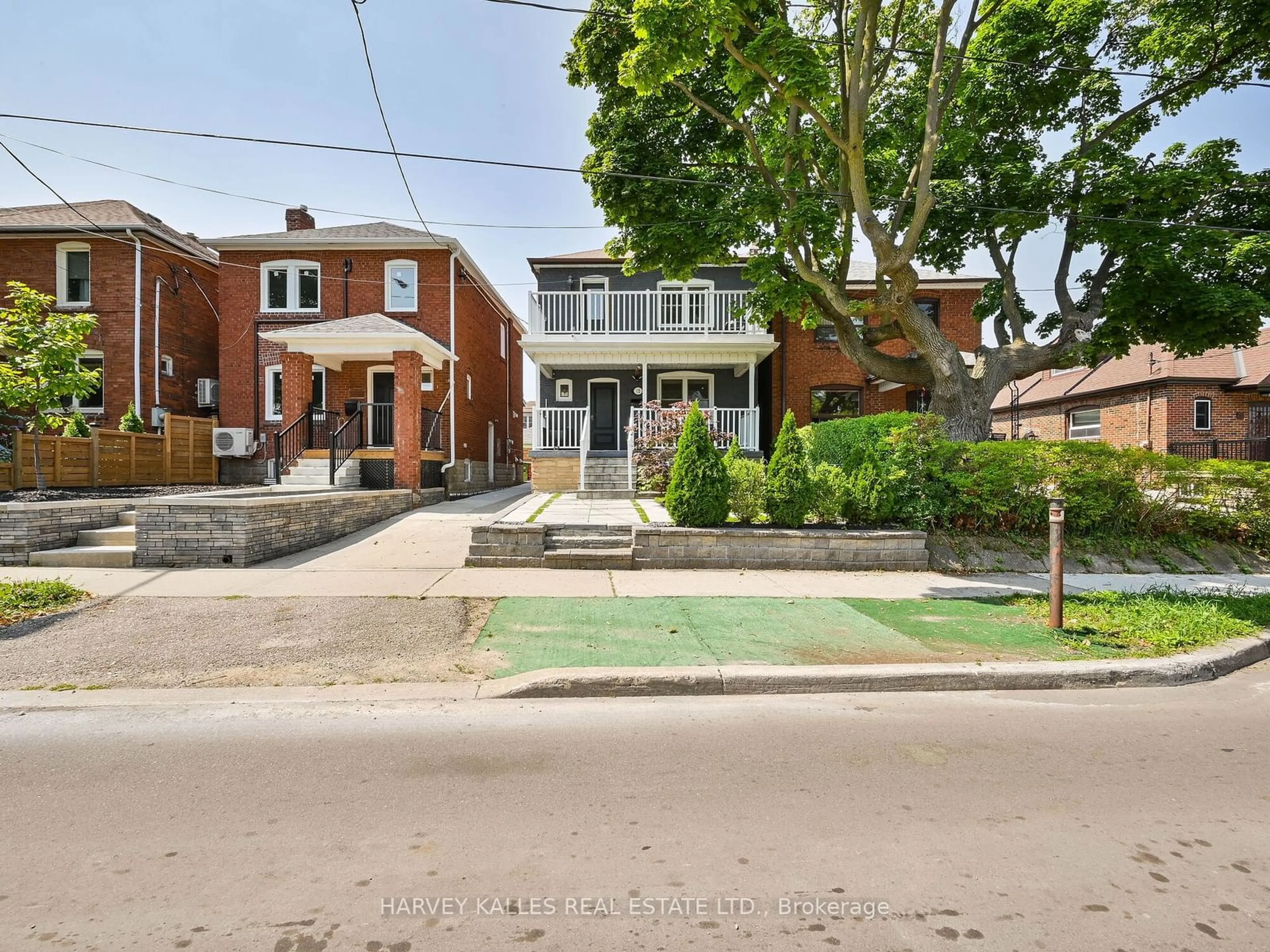 Home with brick exterior material, street for 12 Alameda Ave, Toronto Ontario M6C 3W2