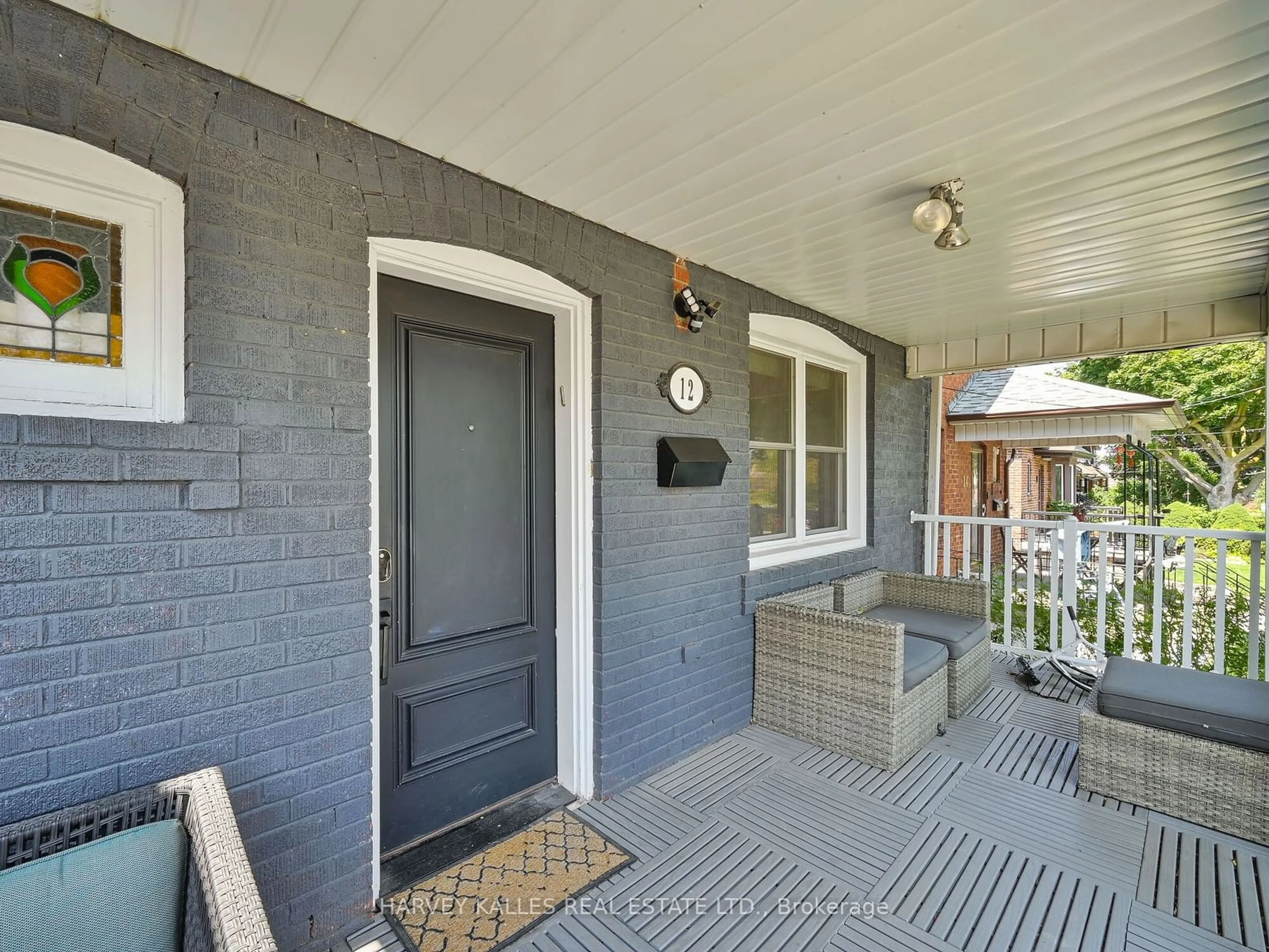 Home with brick exterior material, street for 12 Alameda Ave, Toronto Ontario M6C 3W2