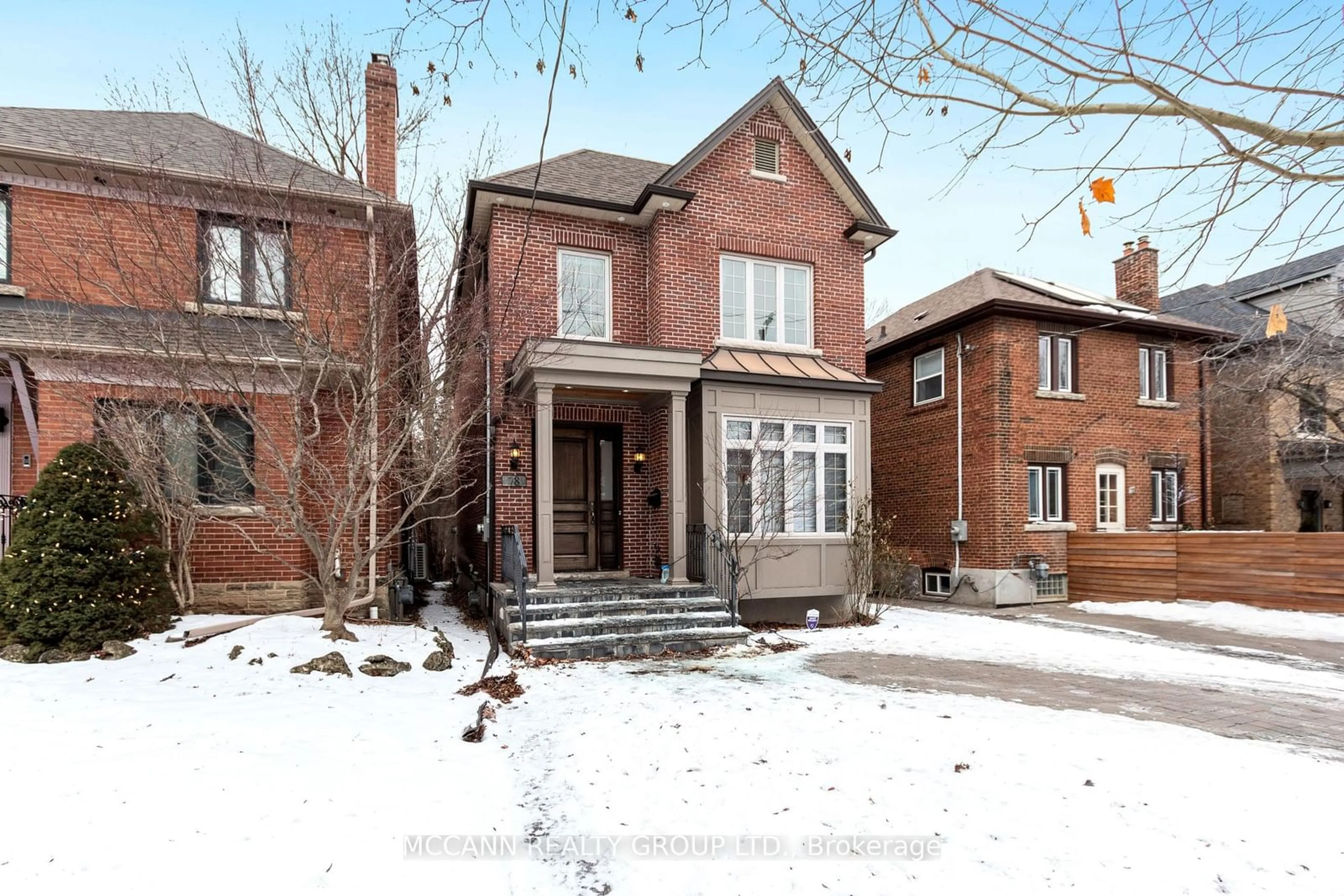 Home with brick exterior material, street for 78 Chudleigh Ave, Toronto Ontario M4R 1T3