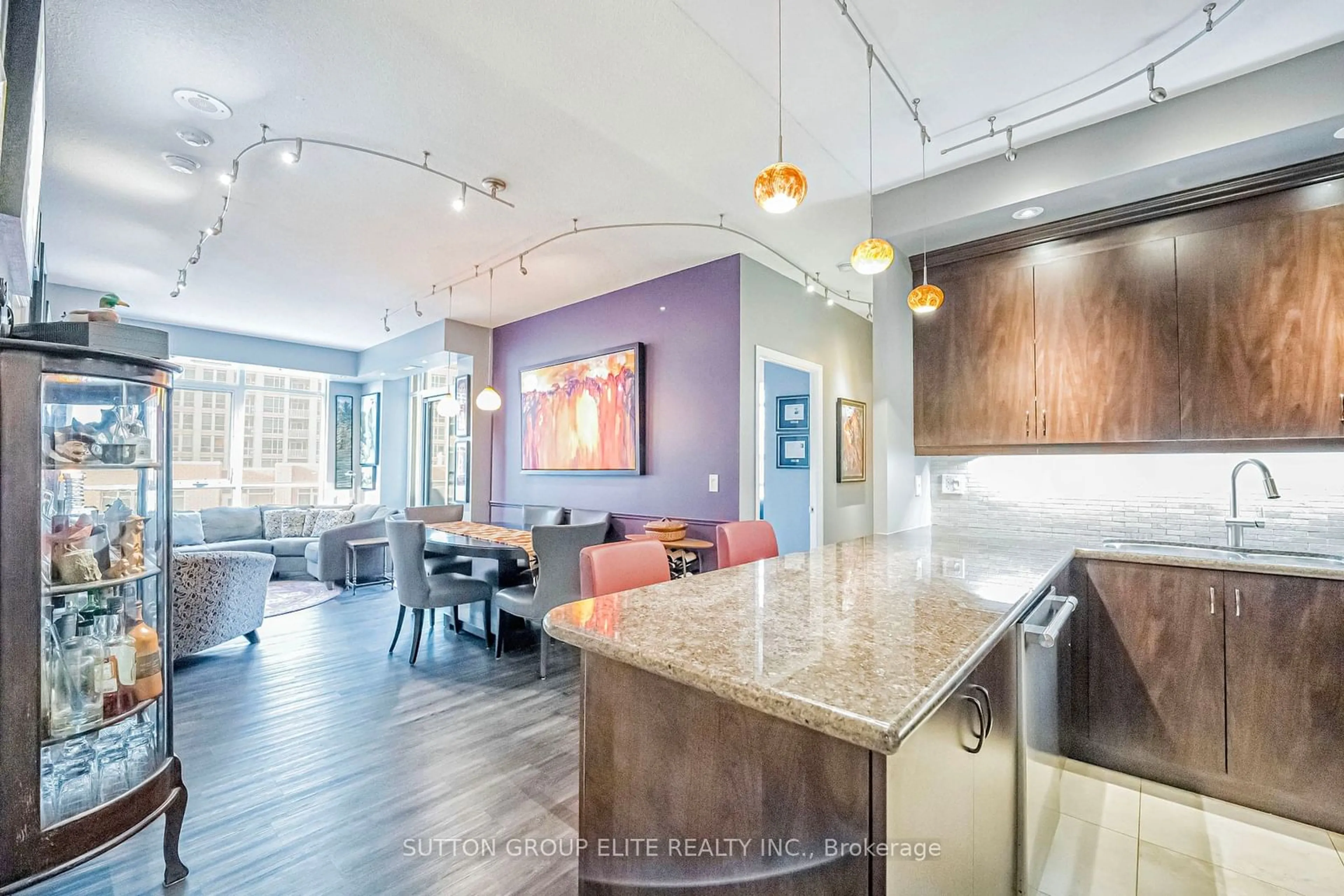 Open concept kitchen, unknown for 21 Grand Magazine St #406, Toronto Ontario M5V 1B5