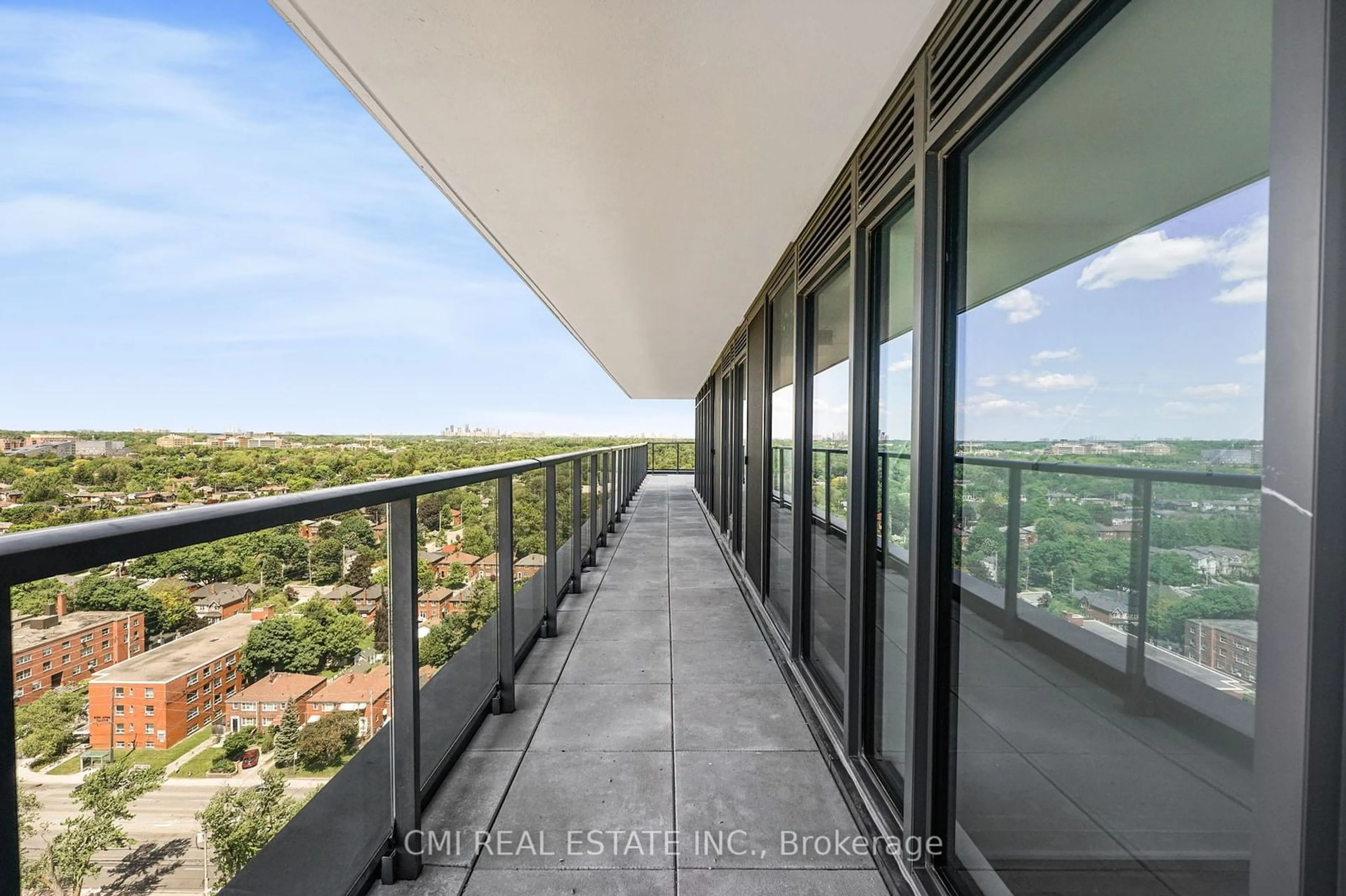 Balcony in the apartment, unknown for 33 Frederick Todd Way #1603, Toronto Ontario M4G 0C9