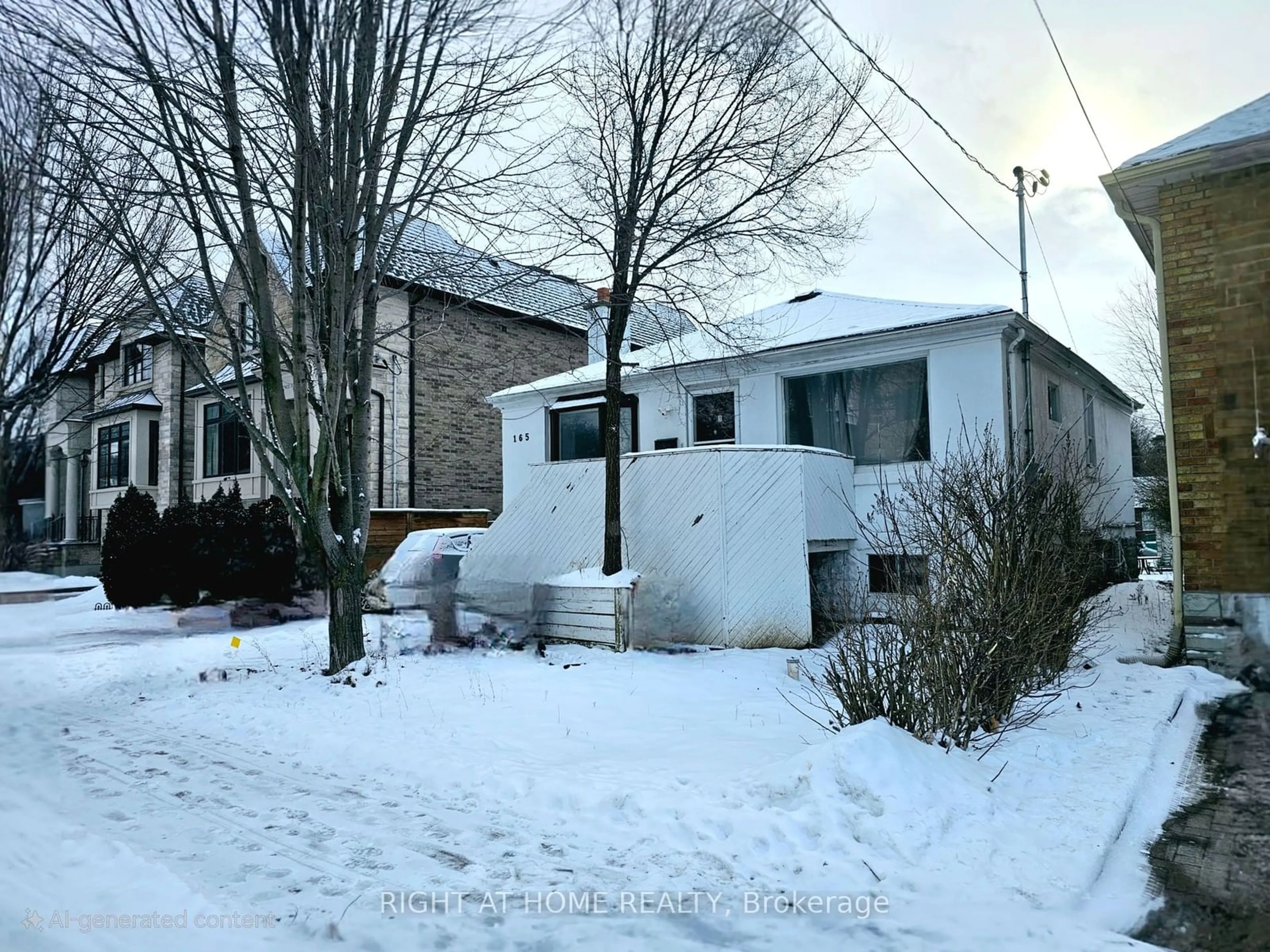 A pic from outside/outdoor area/front of a property/back of a property/a pic from drone, street for 165 Florence Ave, Toronto Ontario M2N 1G5