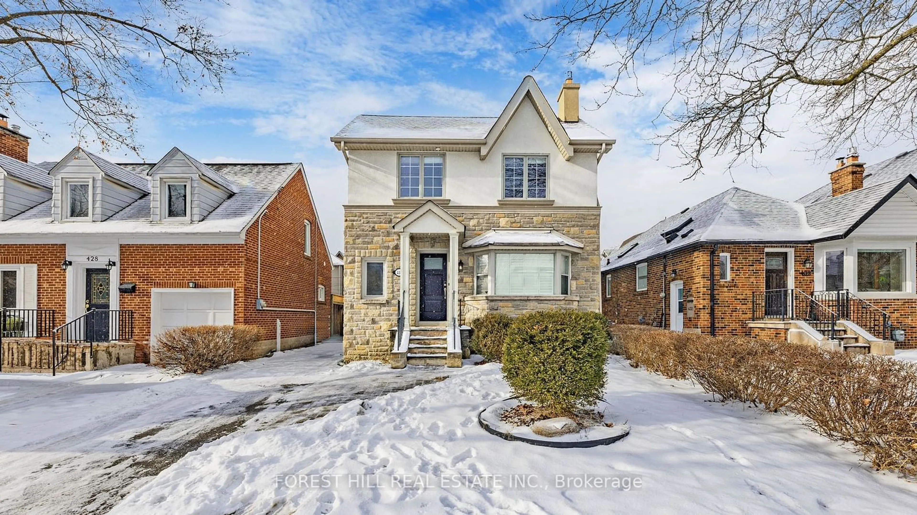 Home with brick exterior material, street for 430 Elm Rd, Toronto Ontario M5M 3W7