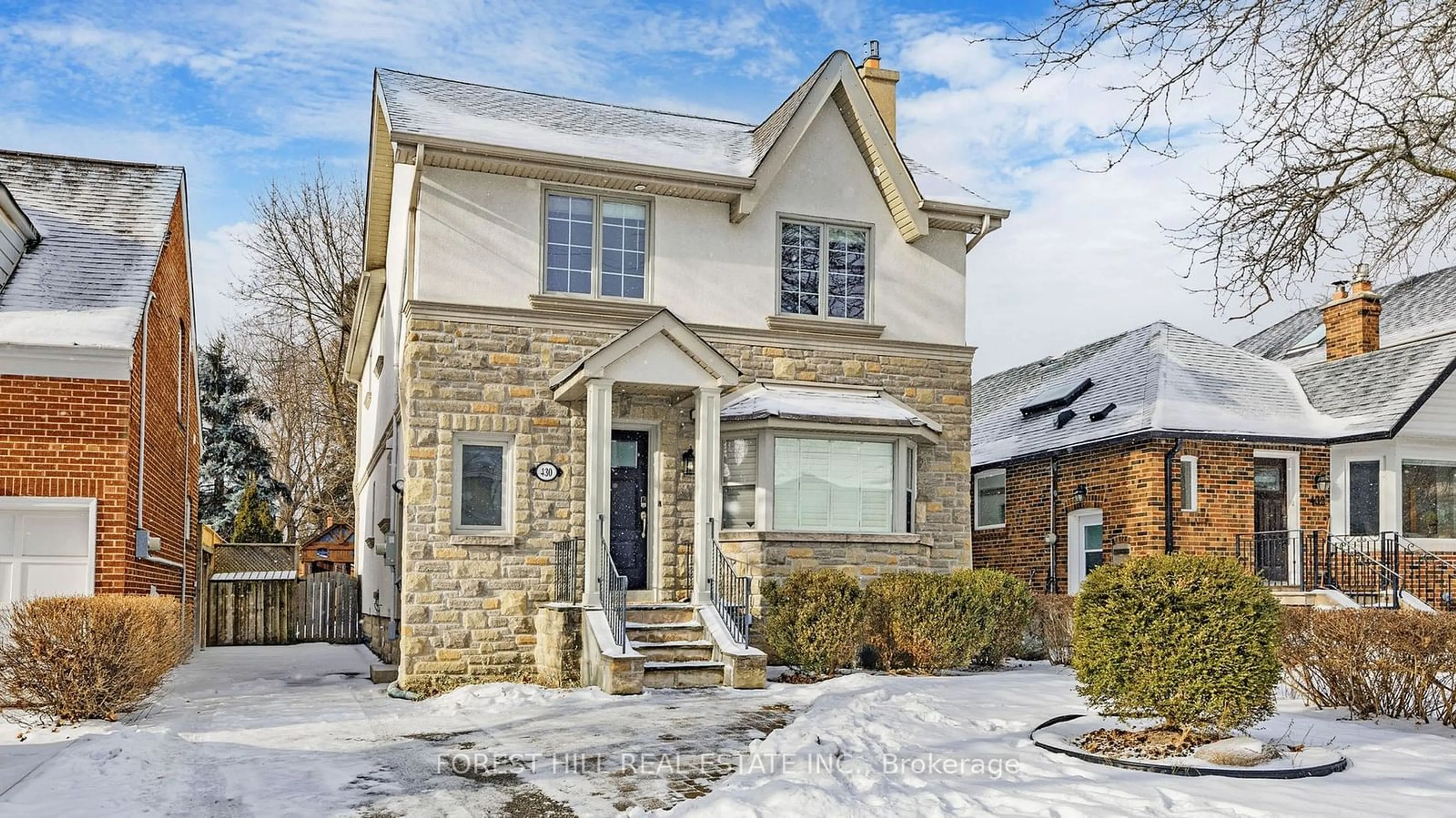 Home with brick exterior material, street for 430 Elm Rd, Toronto Ontario M5M 3W7